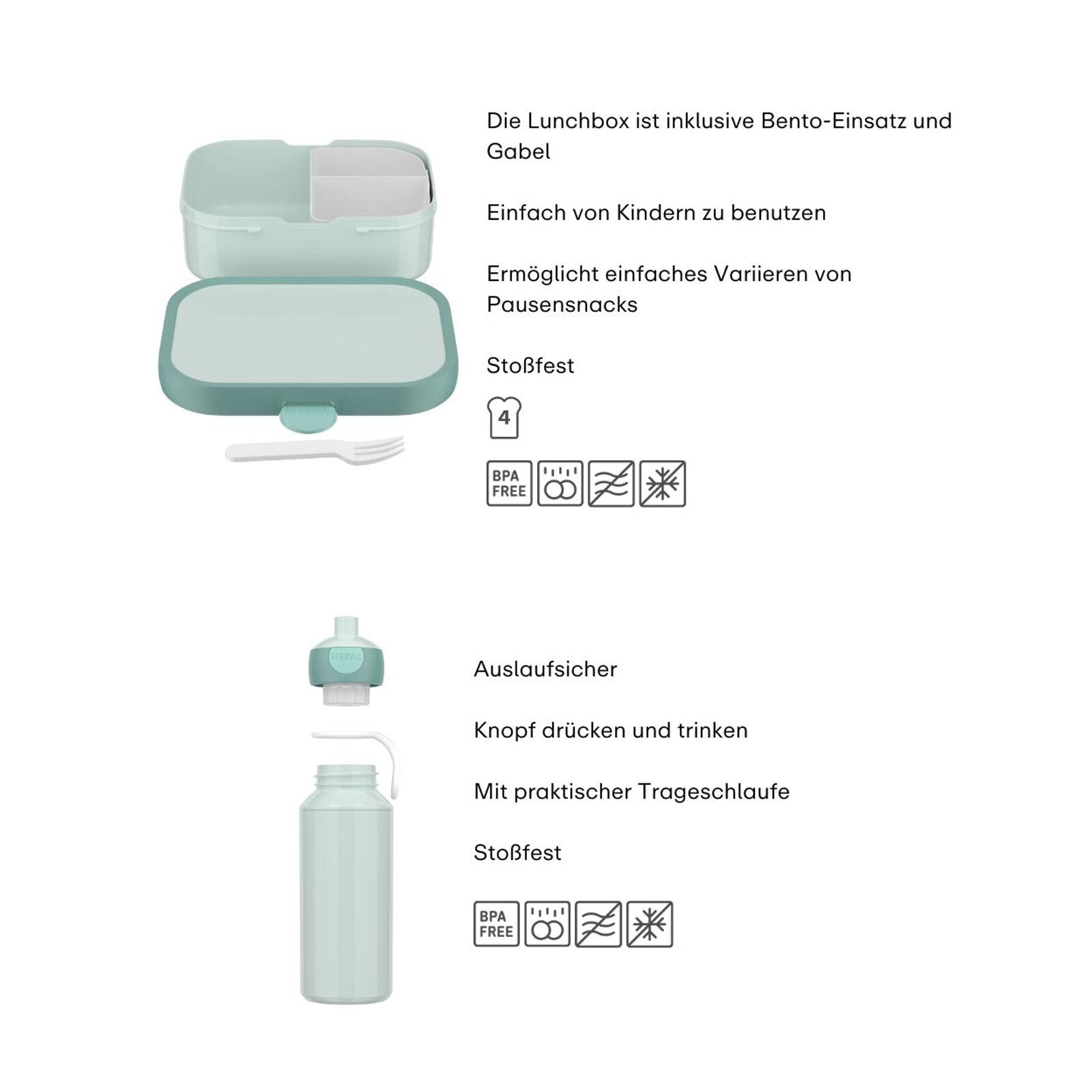 Mepal Lunchbox »Lunchset Campus Switch 2er Set«