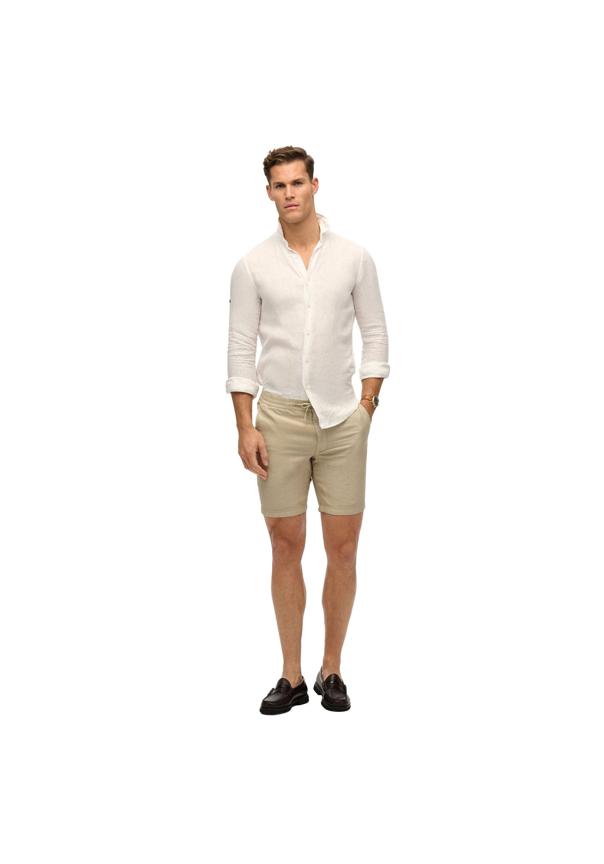 Superdry Shorts »Bermuda-Shorts Merchant Linen Short«