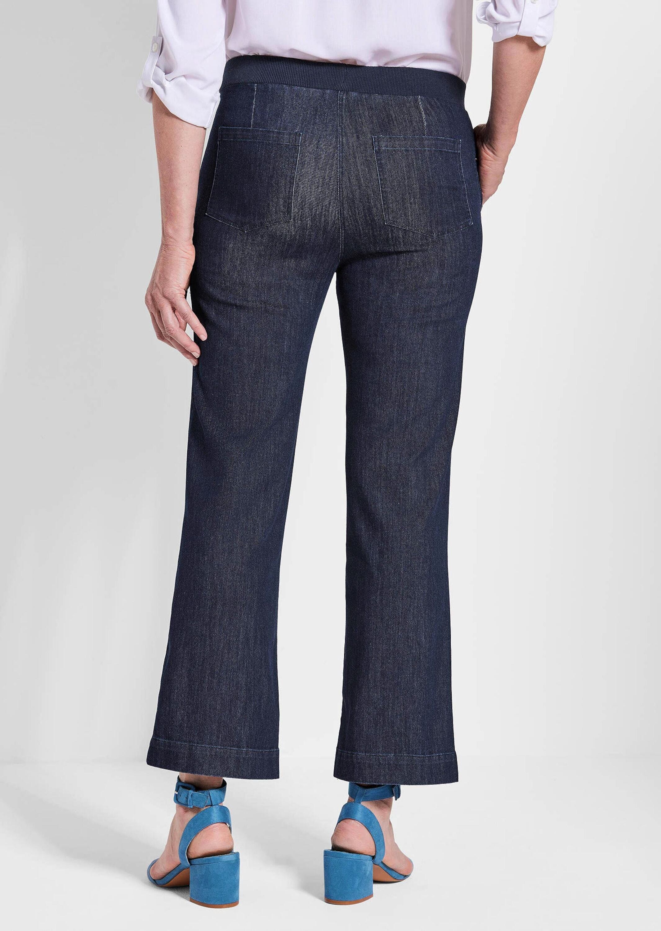 GOLDNER Stoffhose »Komfortable Denim-Hose VERA mit Stretch«