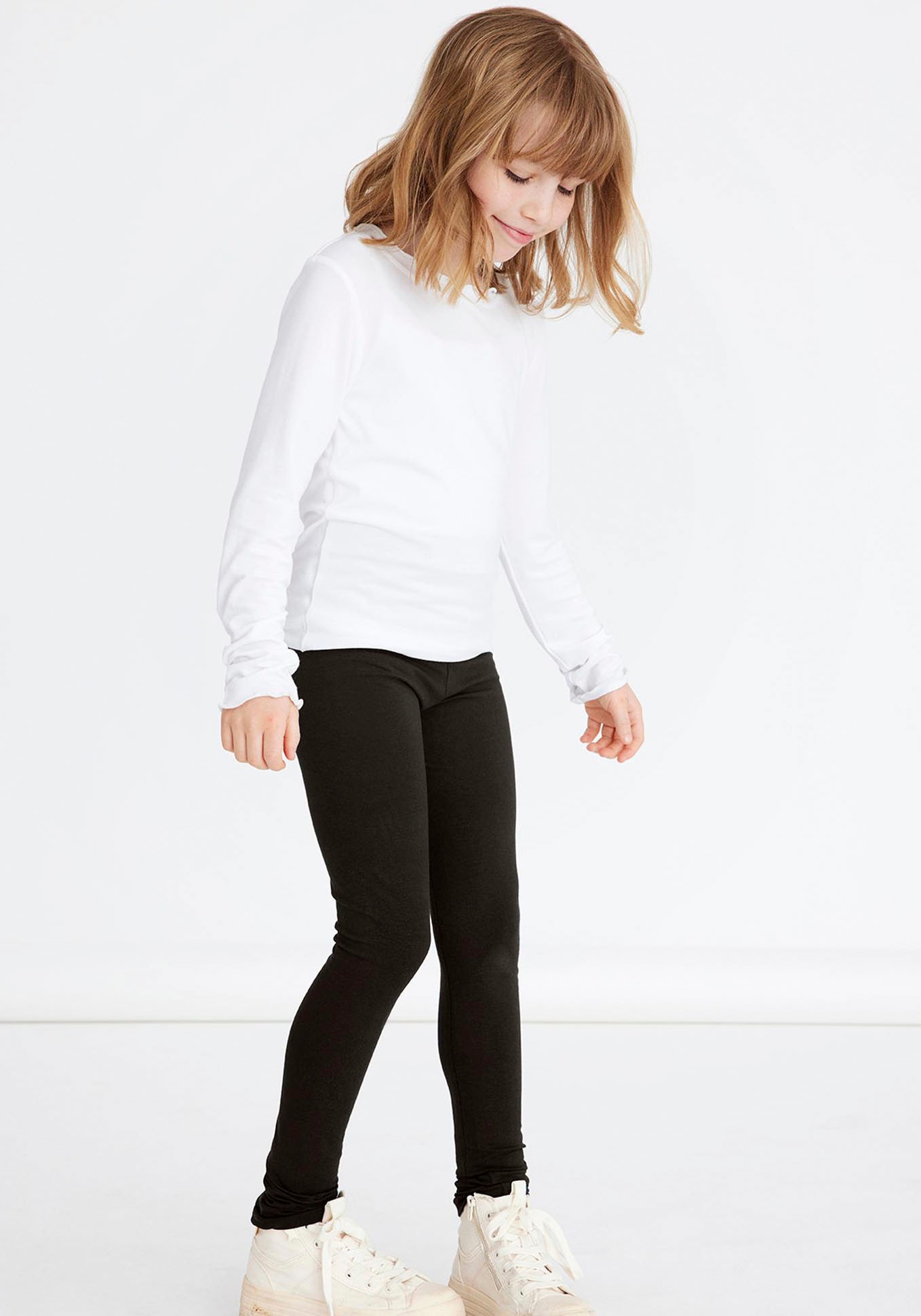 Name It Leggings »NKFVIVIAN LEGGING NOOS«  Baumwollmischung, normal geschnitten
