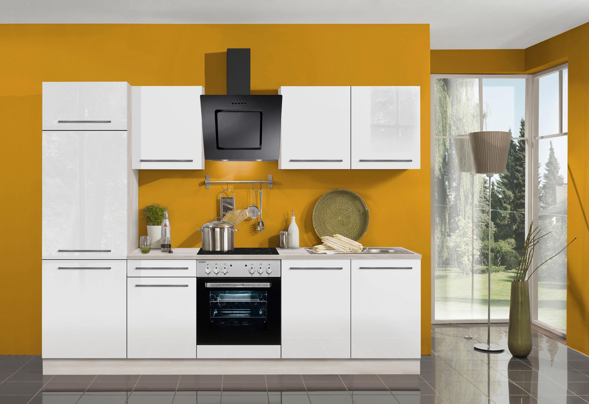 OPTIFIT Küchenzeile »Bern«, Breite bei OTTO wahlweise E-Geräten 270 mit Türen, gedämpfte cm