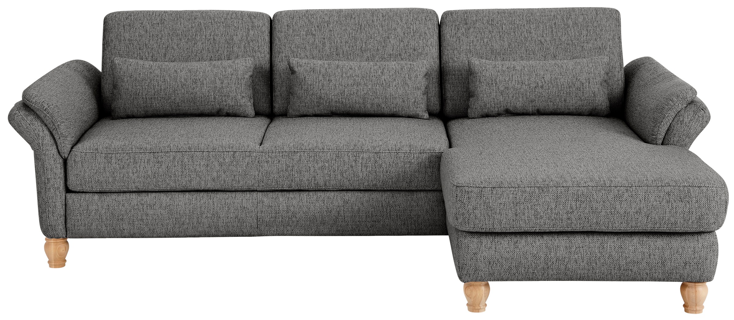 Home affaire Ecksofa »Palace L-Form«, incl. Sitztiefenverstellung, wahlweise mit Bettfunktion und Stauraum