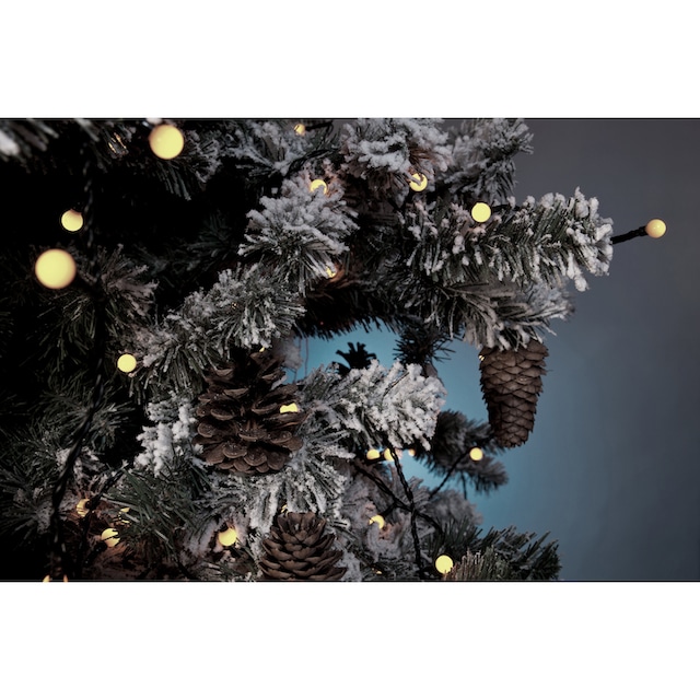 KONSTSMIDE LED-Lichterkette »Weihnachtsdeko aussen«, 160 St.-flammig, LED  Globelichterkette, runde Dioden, 160 warm weiße Dioden bei OTTO