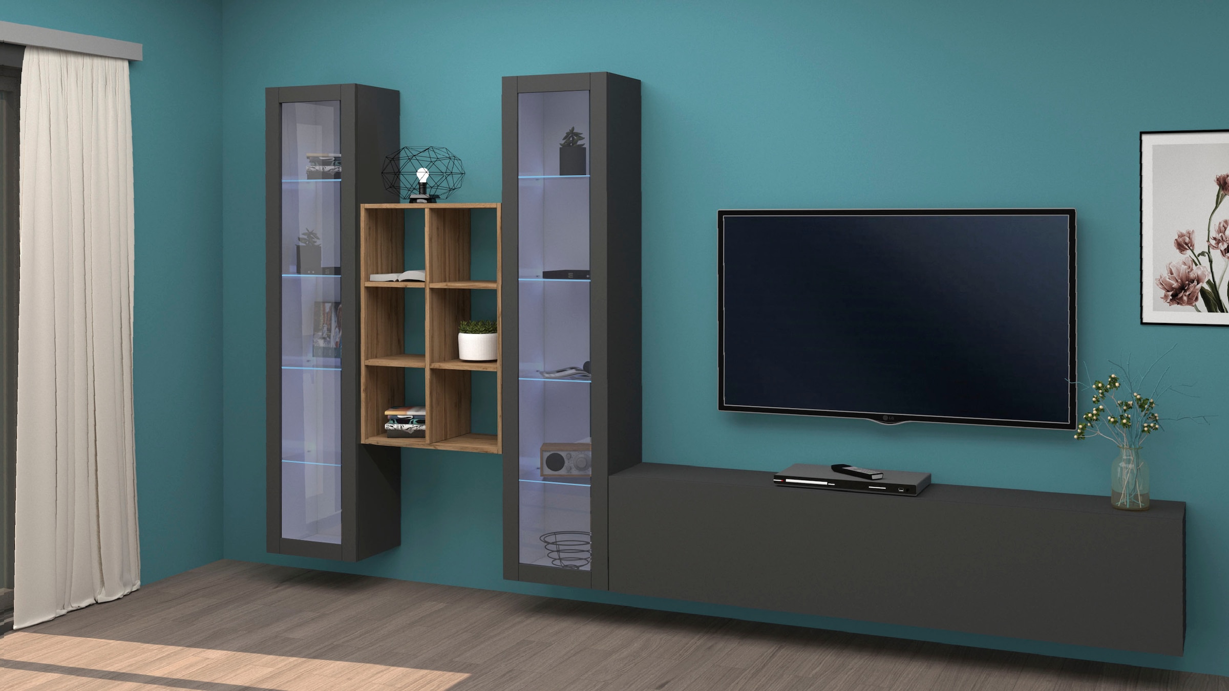 INOSIGN Wohnwand »Maruska« 1 Stk. tlg.