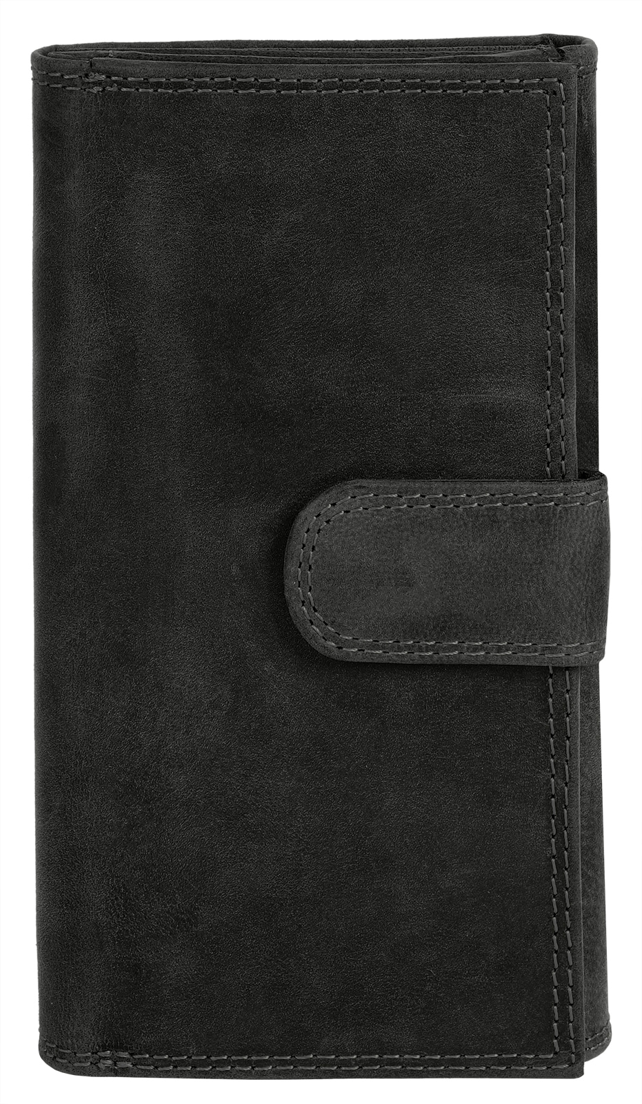 Bagan Geldbörse echt Leder in schwarz