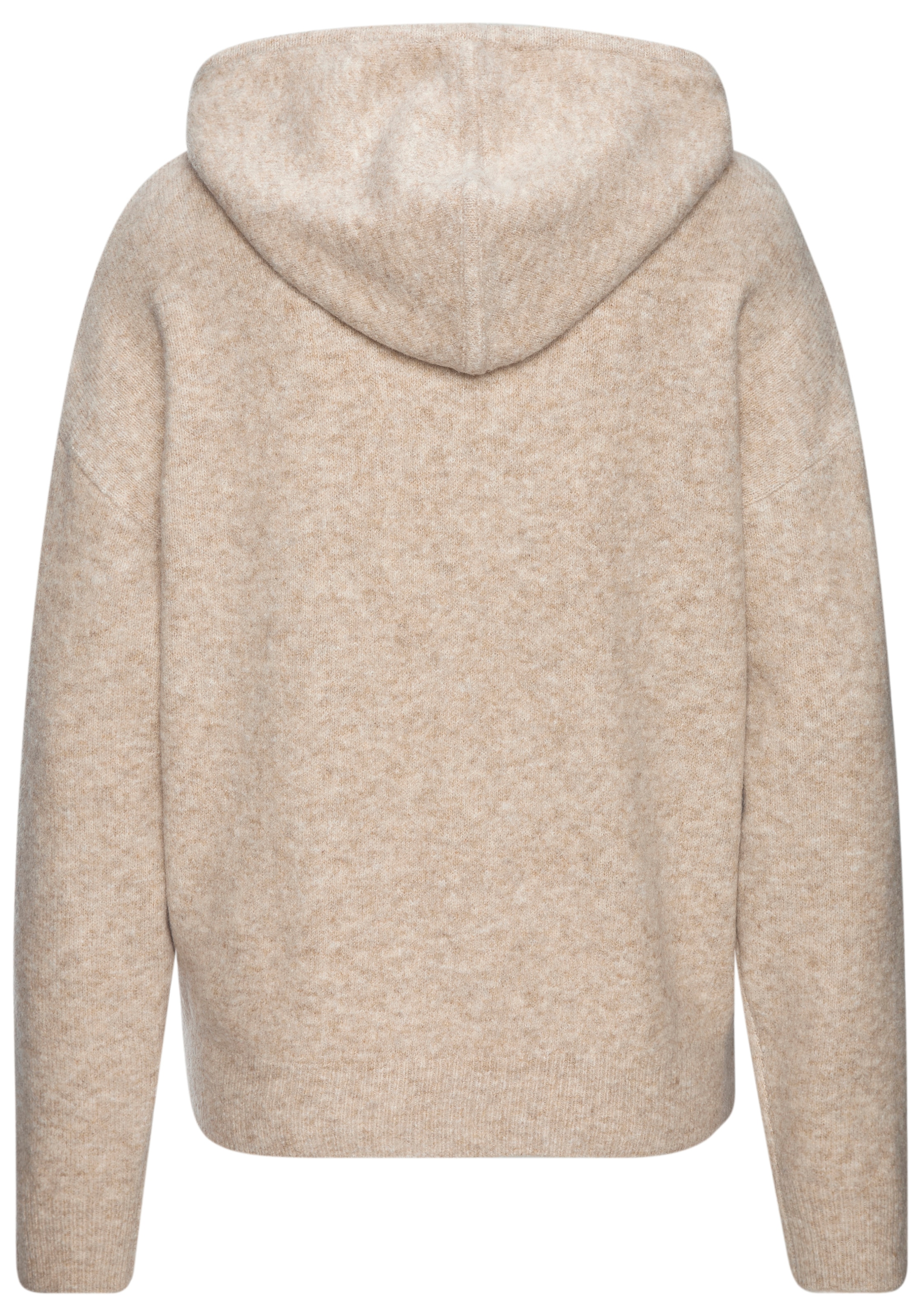 Vivance Kapuzenpullover »in lässiger Colorblock-Optik aus softer Strickware« Pullover mit Kapuze, Kuschelpullover, locker und kaschierender Schnitt