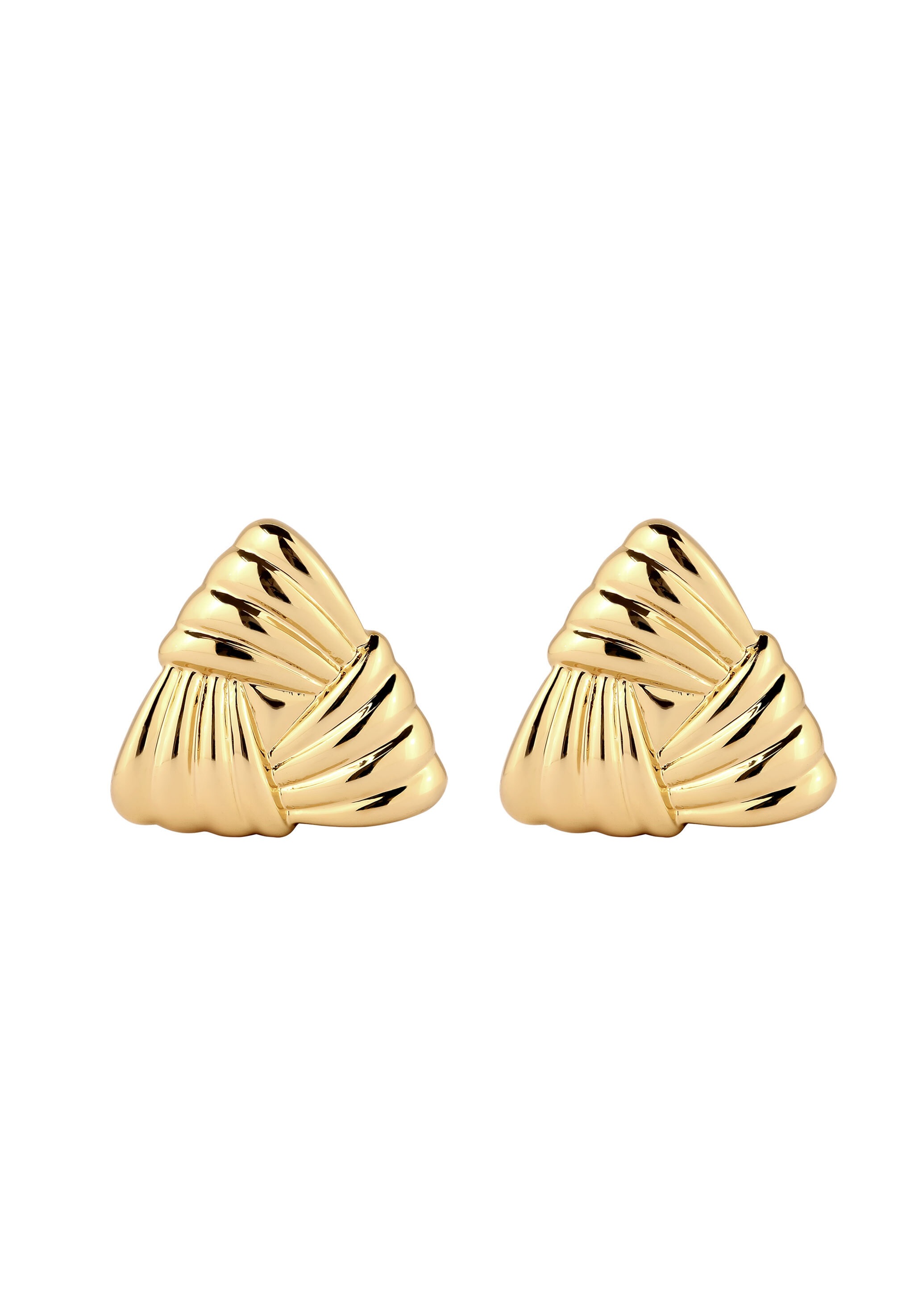 Elli Paar Ohrstecker »Ohrringe Ohrstecker Dreieck Goldfarben«