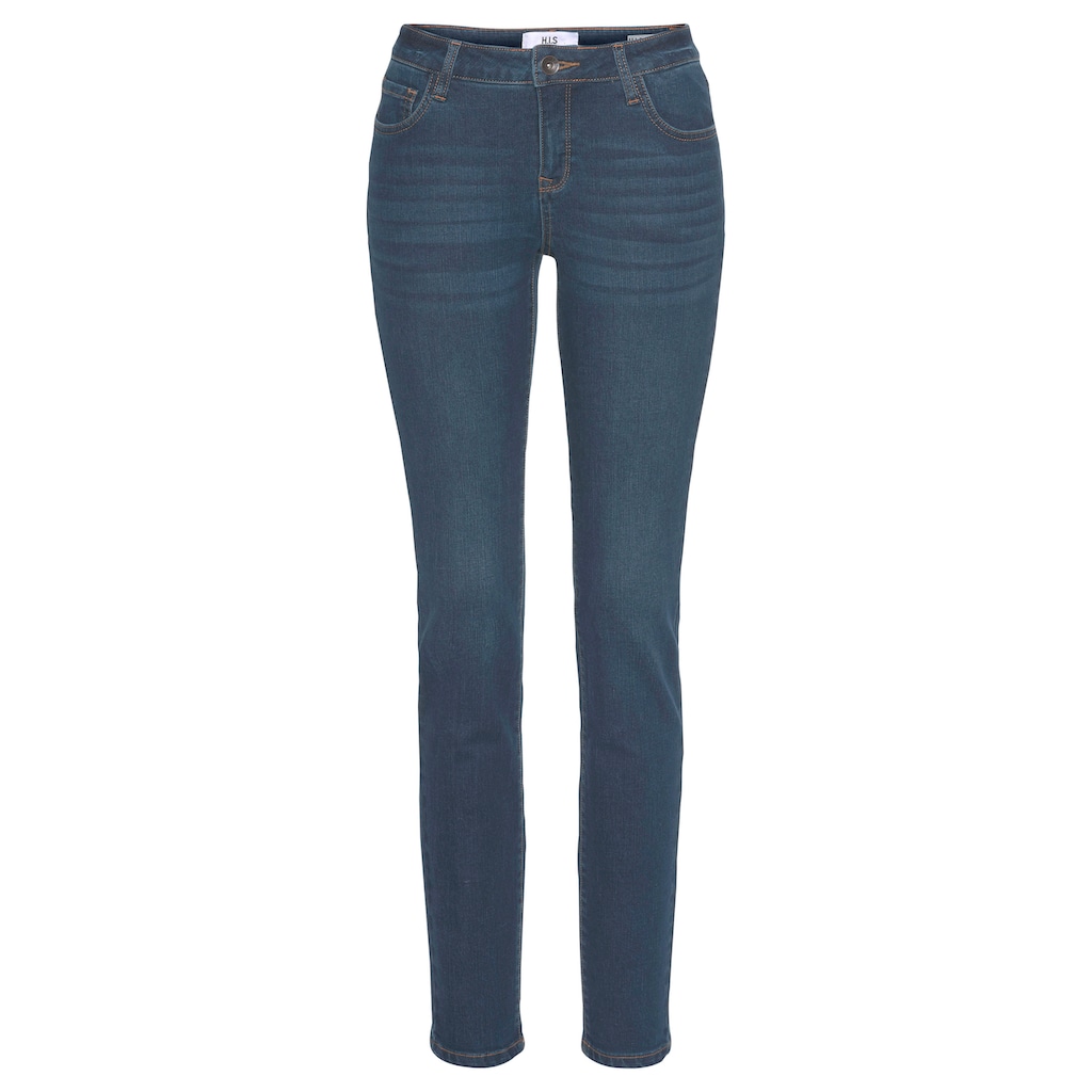 H.I.S Slim-fit-Jeans »NEW SLIM FIT REGULAR WAIST«, Ökologische, wassersparende Produktion durch OZON WASH - NEUE KOLLEKTION