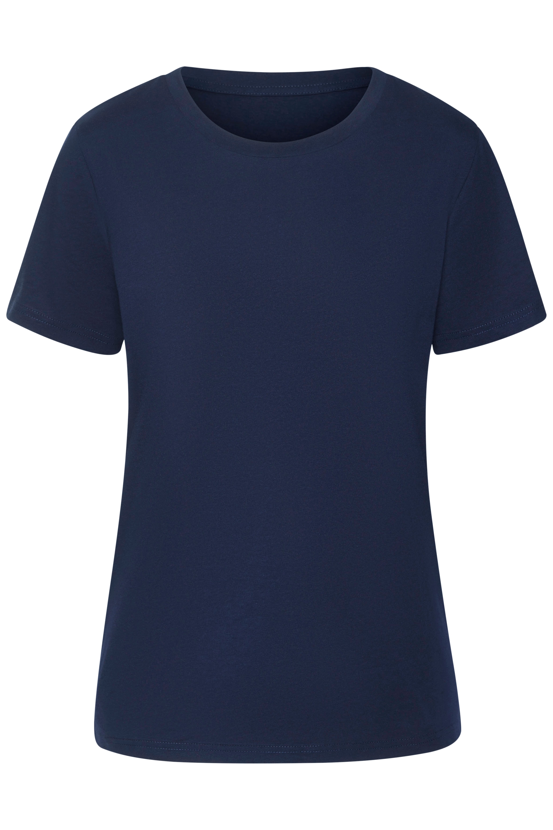 Beachtime T-Shirt »mit modischem Schlitz am Saum«, aus hochwertiger Baumwoll-Qualität