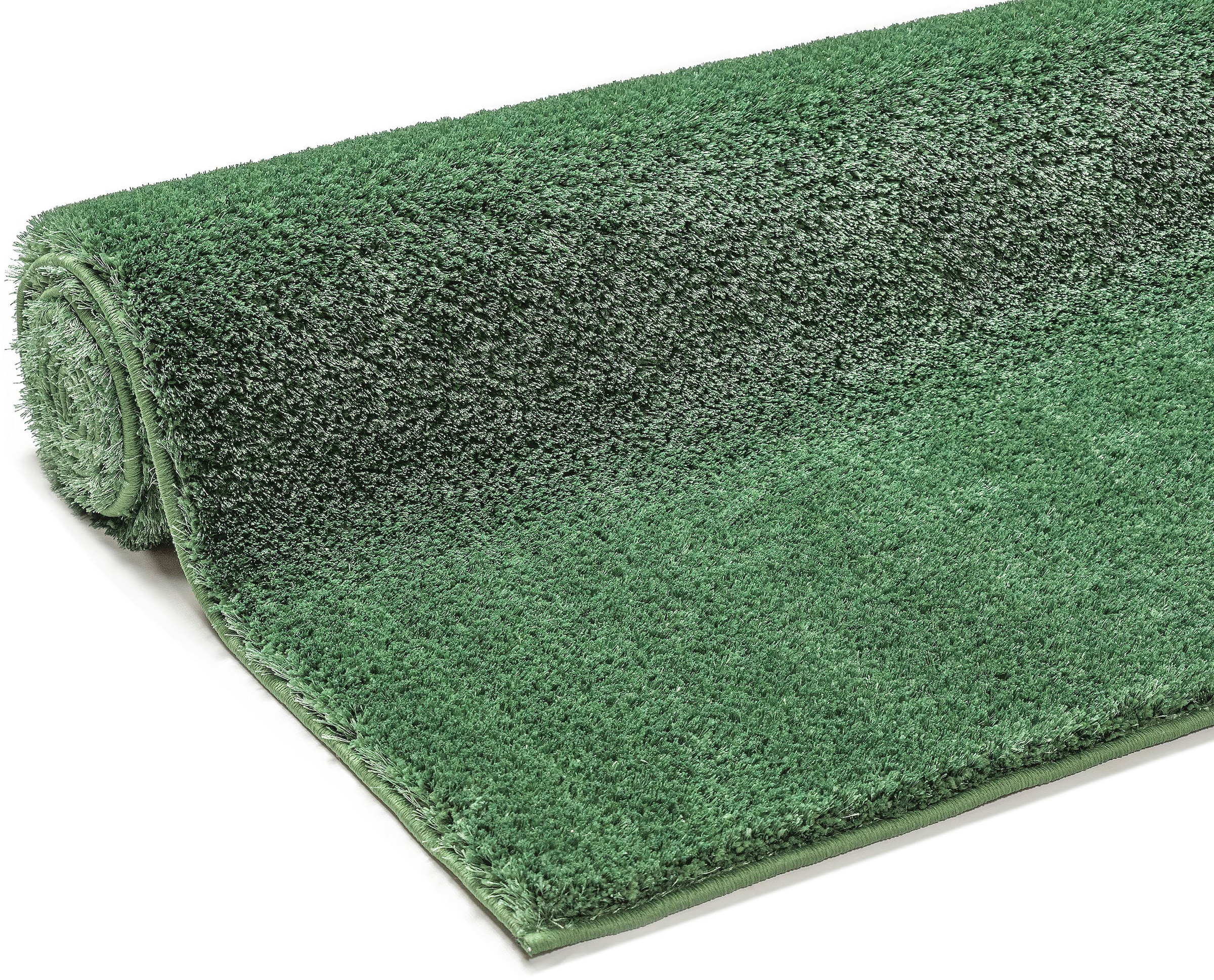 Guido Maria Kretschmer Home&Living Hochflor-Teppich »Cosima«, rechteckig, 30 mm Höhe, Mikrofaser, extra flauschig, weich, pflegeleicht, elegant, Uni