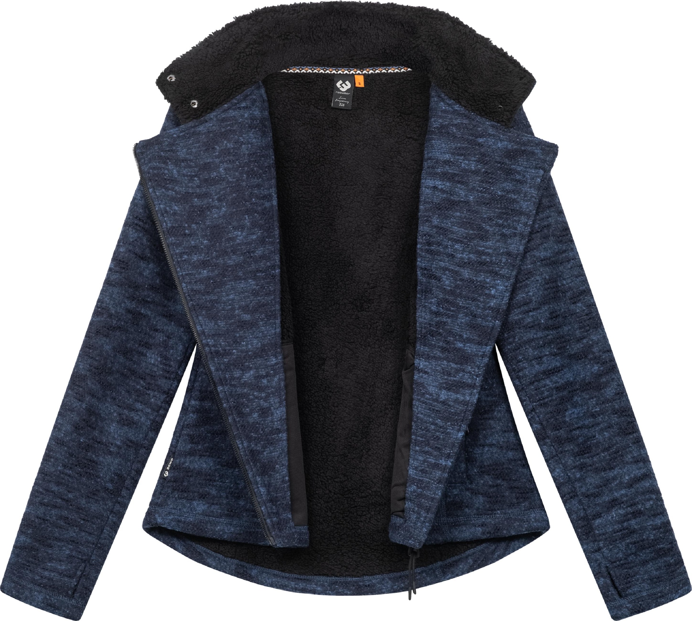 Ragwear Strickfleecejacke »Strickfleecejacke Saskie Melange«