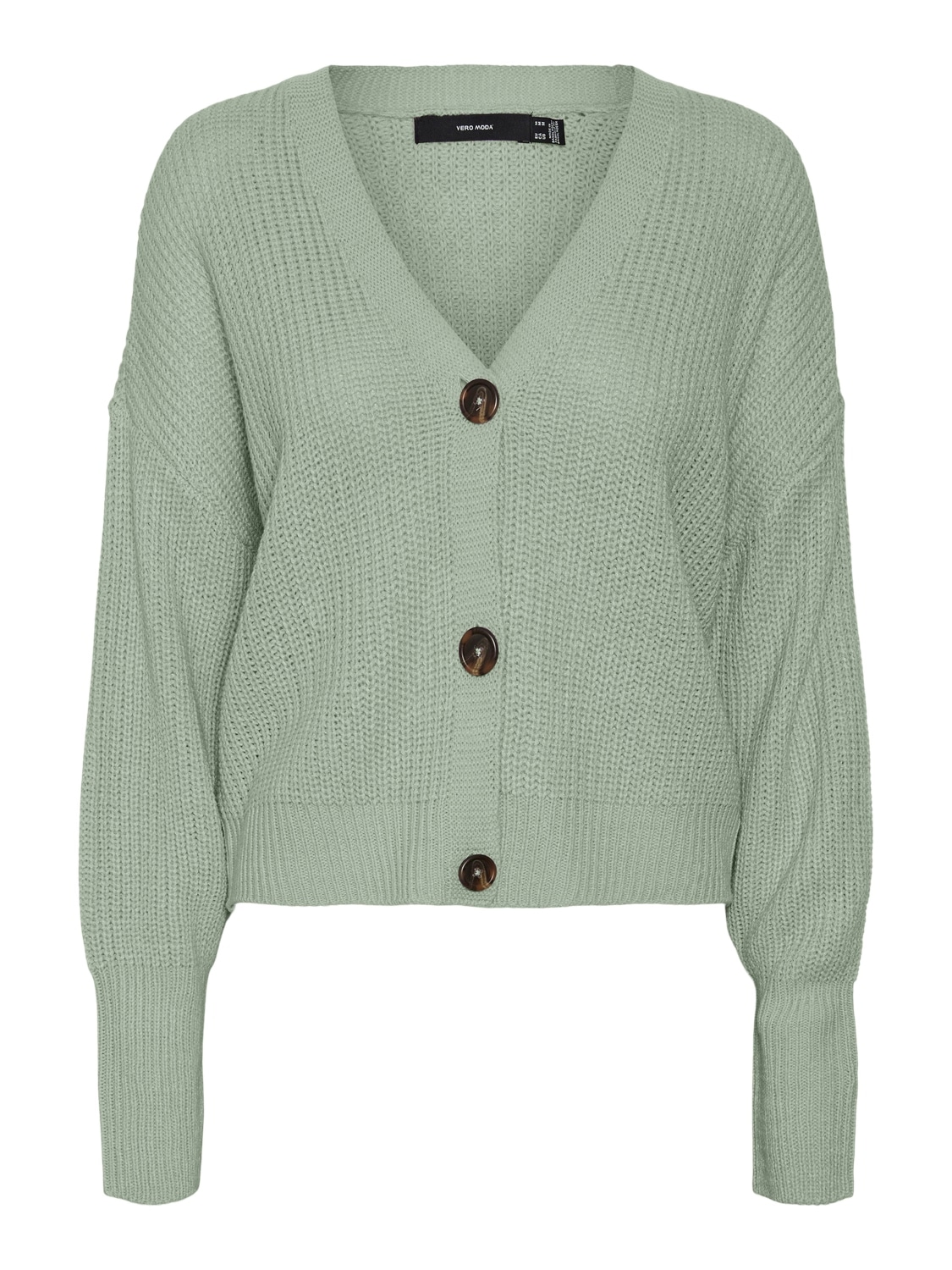 Vero Moda Strickjacke »VMLEA LS V-NECK CUFF CARDIGAN NOOS«, mit Knopfleiste