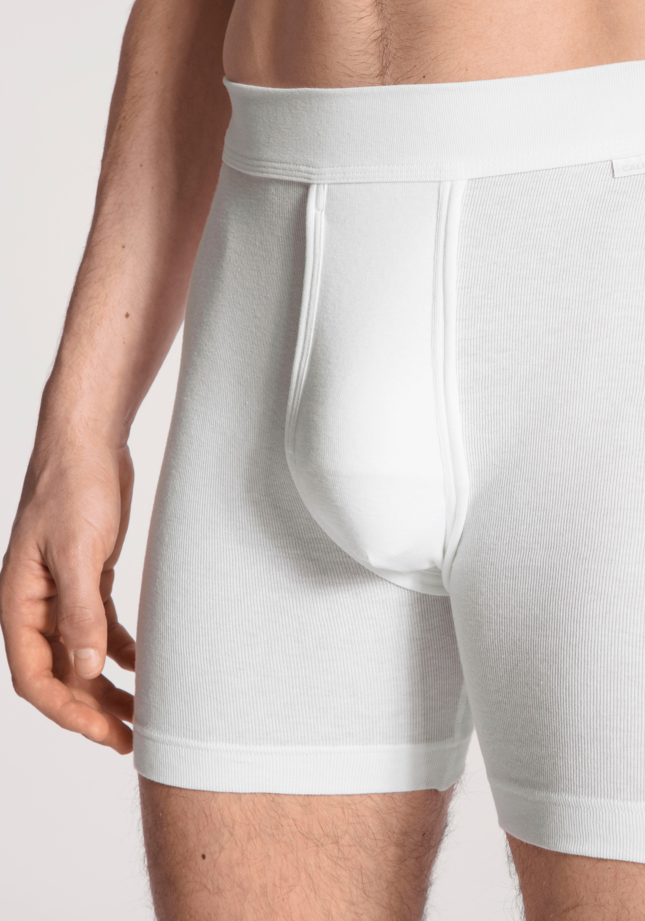CALIDA Boxershorts »Cotton 1:1«, mit Softbund und Eingriff