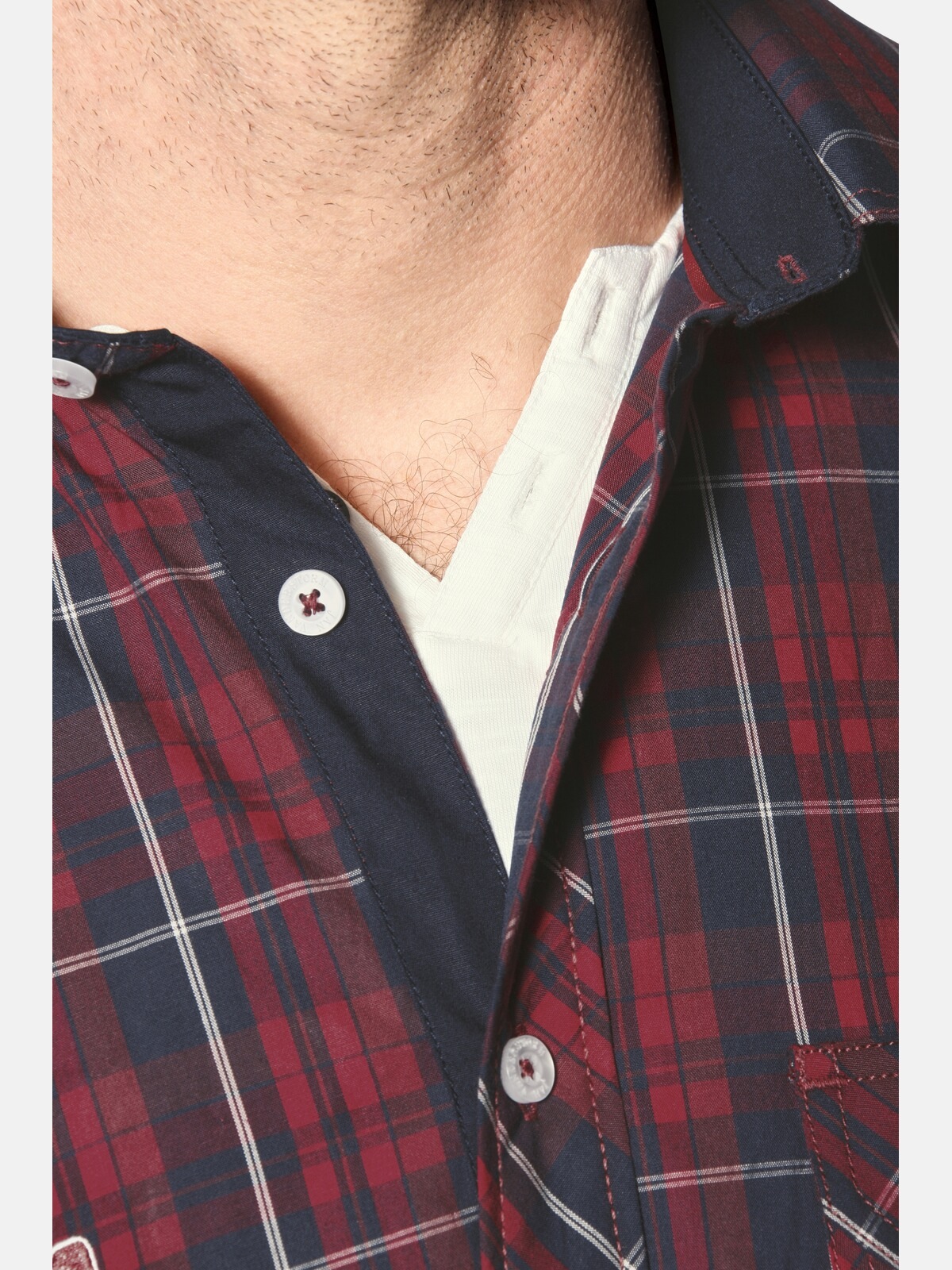 Jan Vanderstorm Karohemd »Kurzarmhemd EMYLS«
