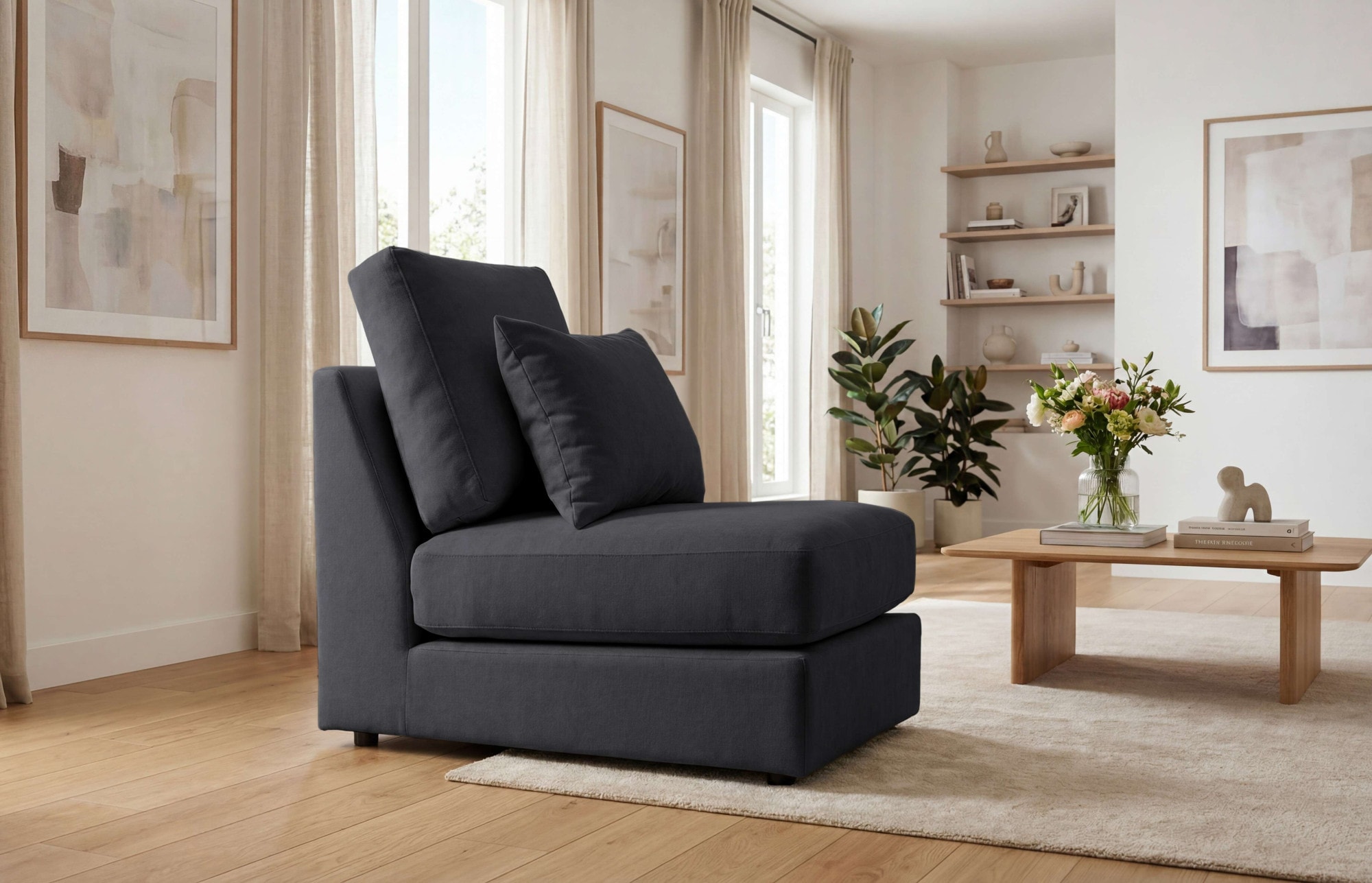OTTO home Sessel »Nivette, weiches Chenille« 96x66 cm, eine tolle Ergänzung zum Sofa