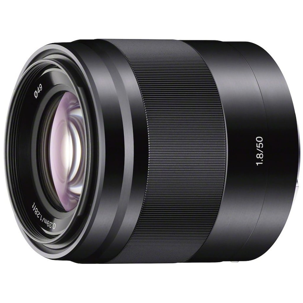 Sony Objektiv »SEL-50F18 E-Mount Standard Festbrennweite«