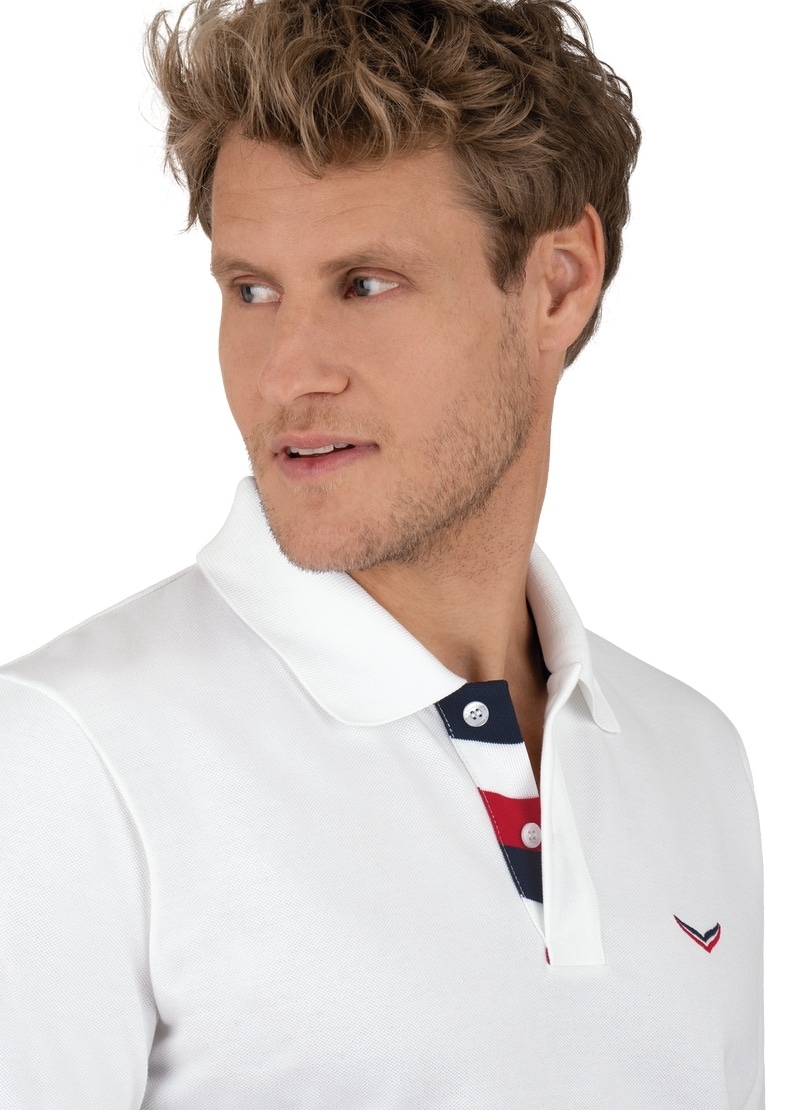 Trigema Poloshirt »TRIGEMA Poloshirt mit dreifarbiger Knopfleiste«, (1 tlg.)