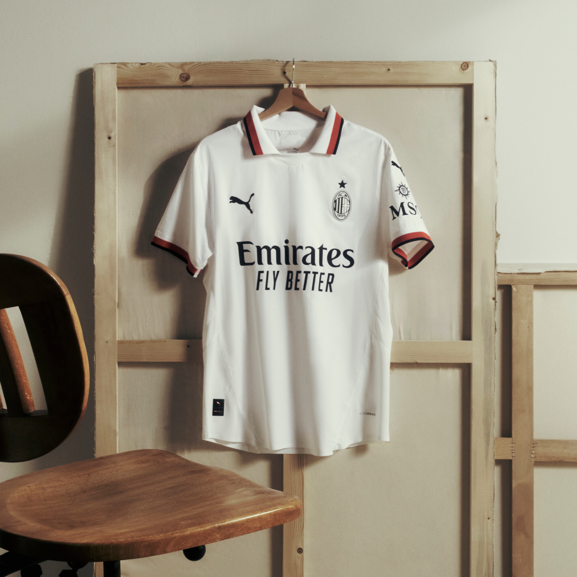 PUMA Trainingstop »ACM AWAY JERSEY REPLICA JR«, Fußballtrikot - AC Mailand Auswärtstrikot 2024/2025 Kinder