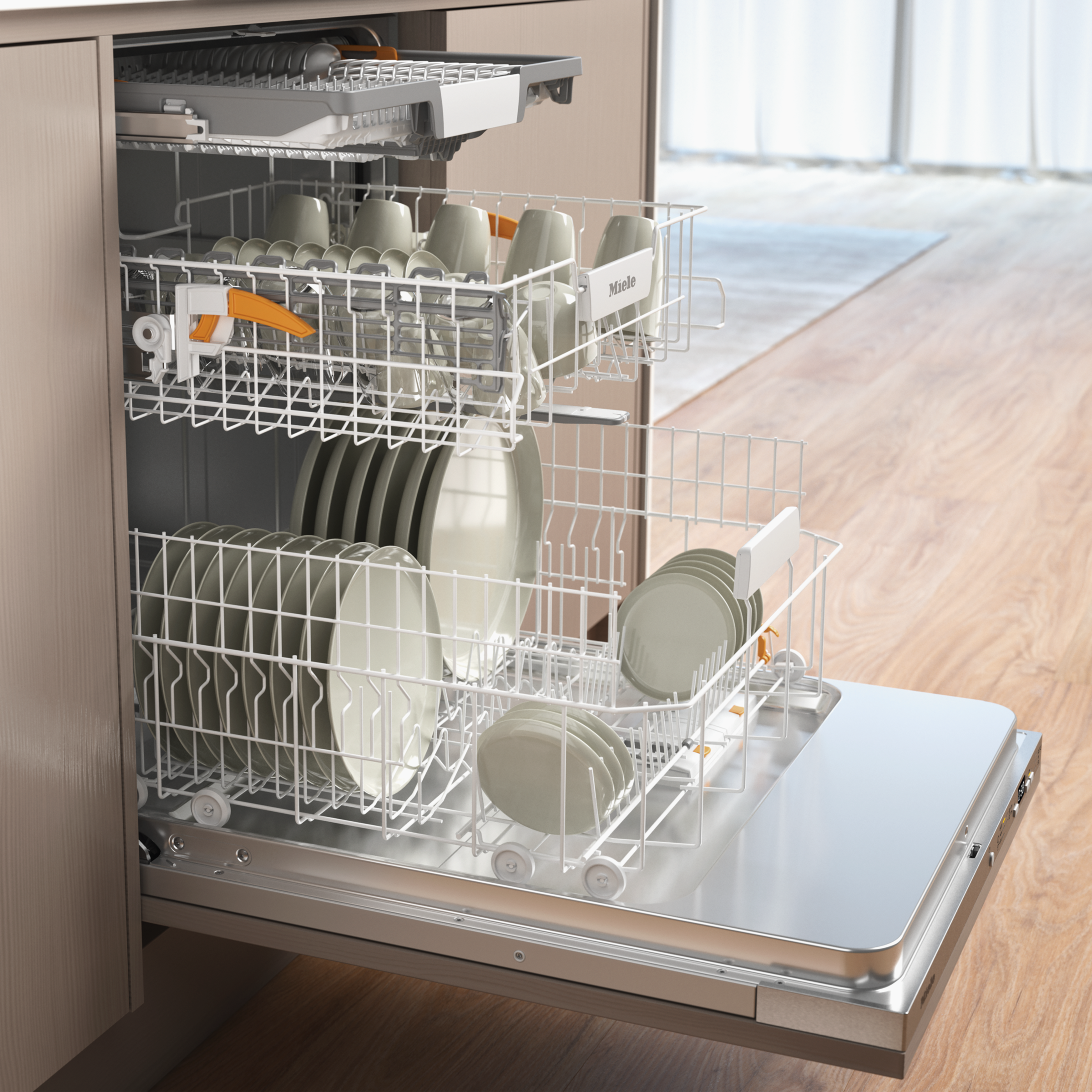 Miele vollintegrierbarer Geschirrspüler »G 5455 SCVi XXL Active Plus«, 14 Maßgedecke