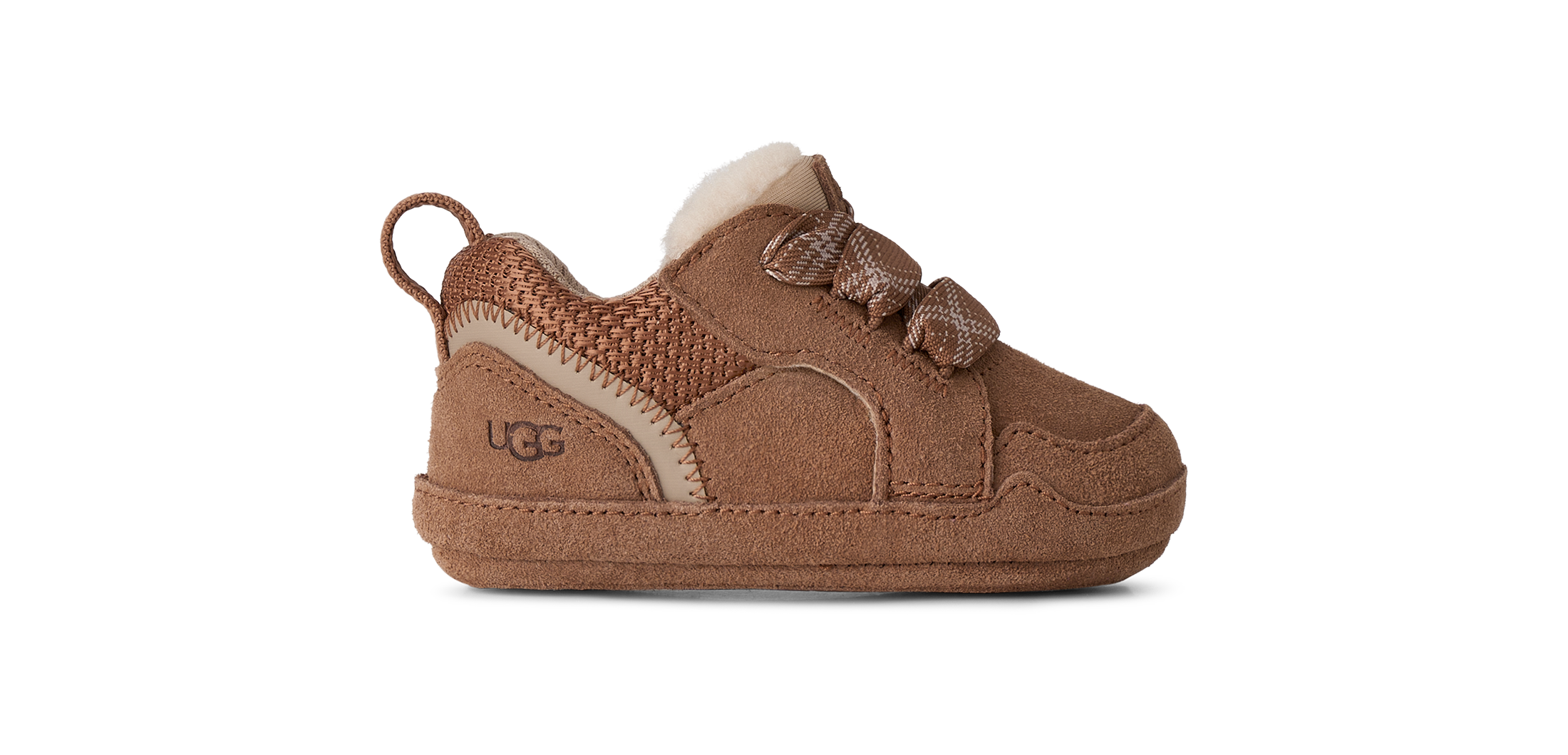 UGG Krabbelschuh »I BABY LOWMEL«  Schnürschuh, Klettschuh mit UGG-Logo auf der Lasche