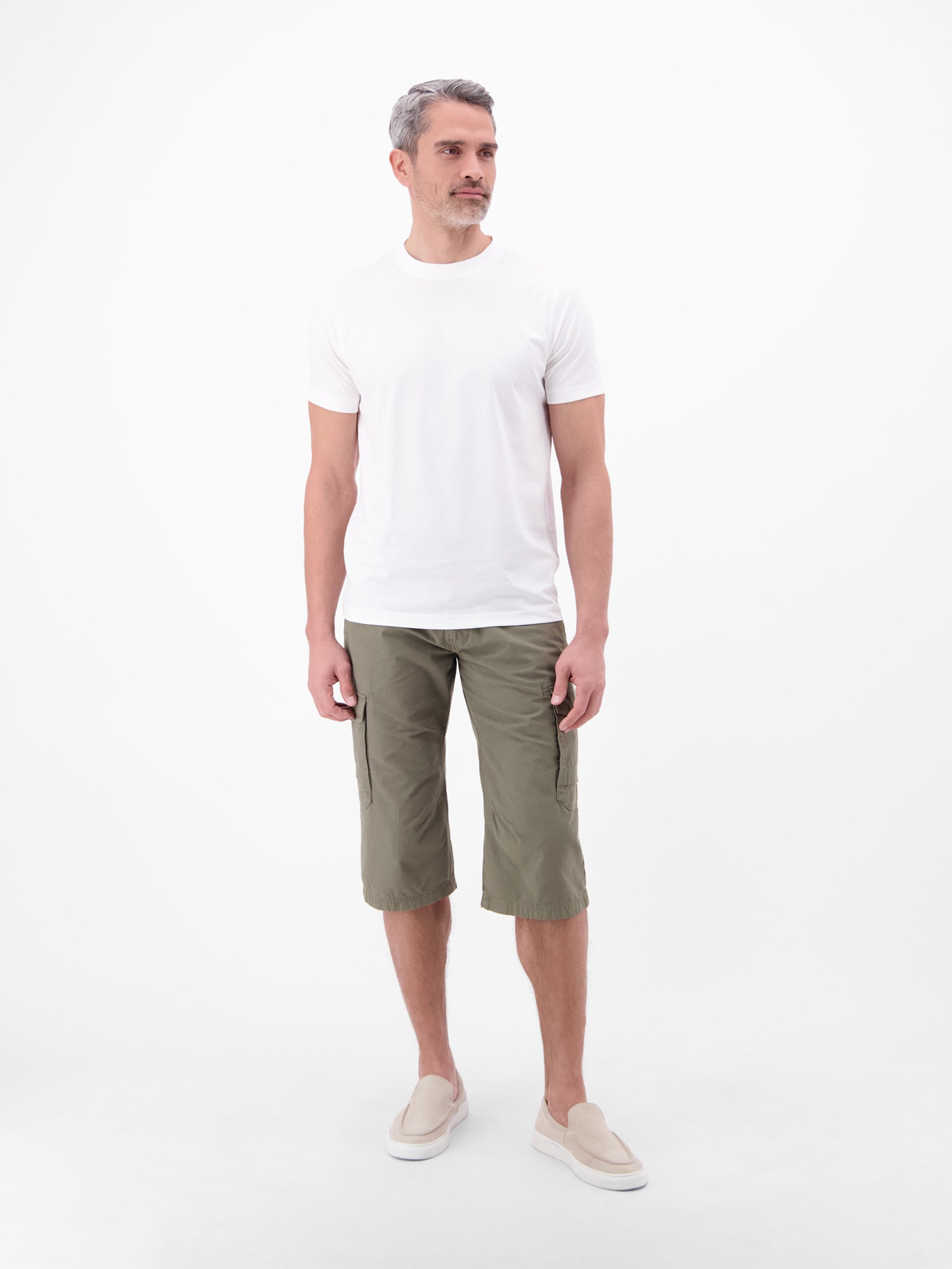 LERROS Cargoshorts »Bermuda mit Cargotaschen, lang geschnitten«