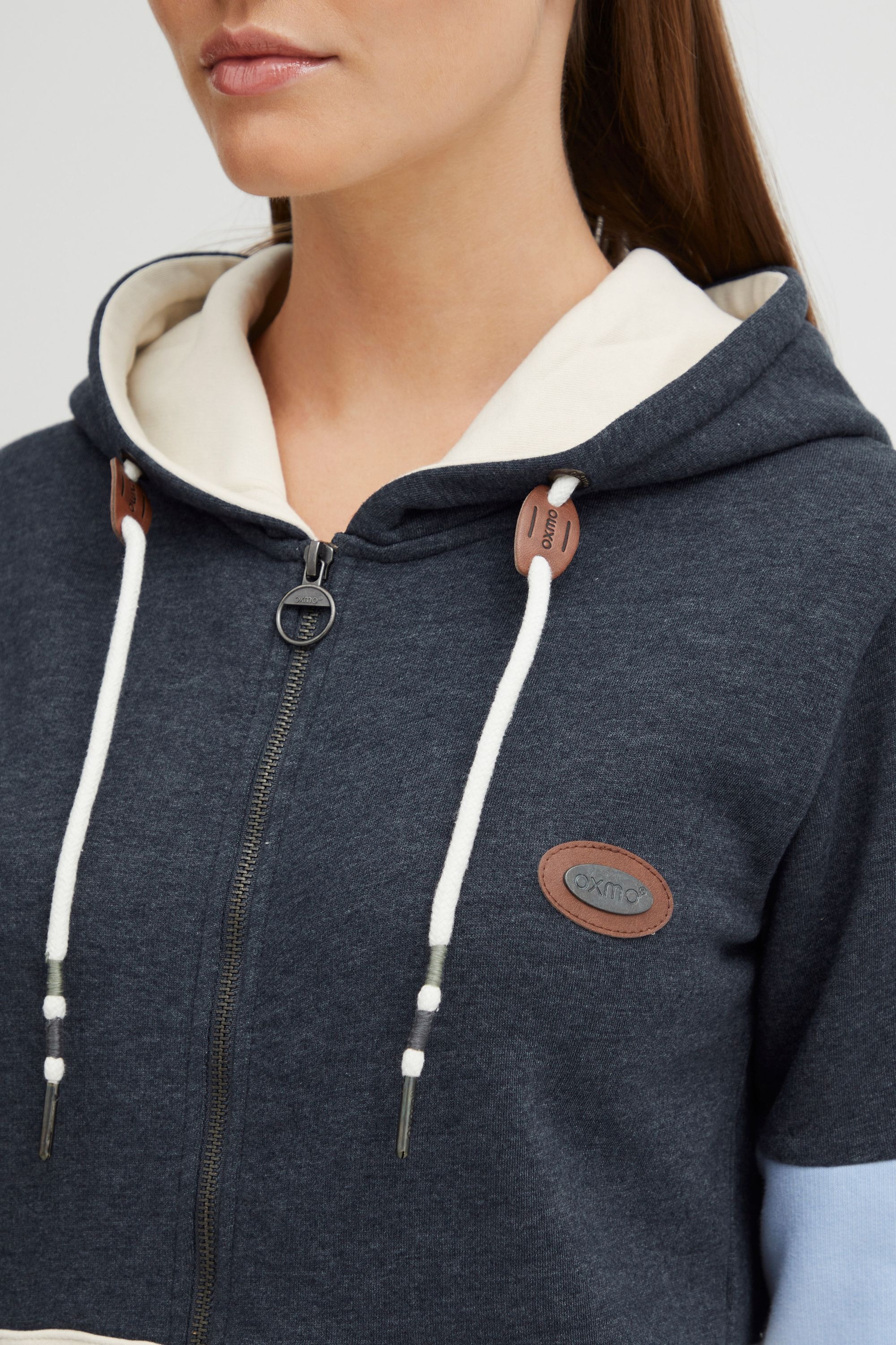 OXMO Funktions-Kapuzensweatjacke »Strickjacke OXKate«