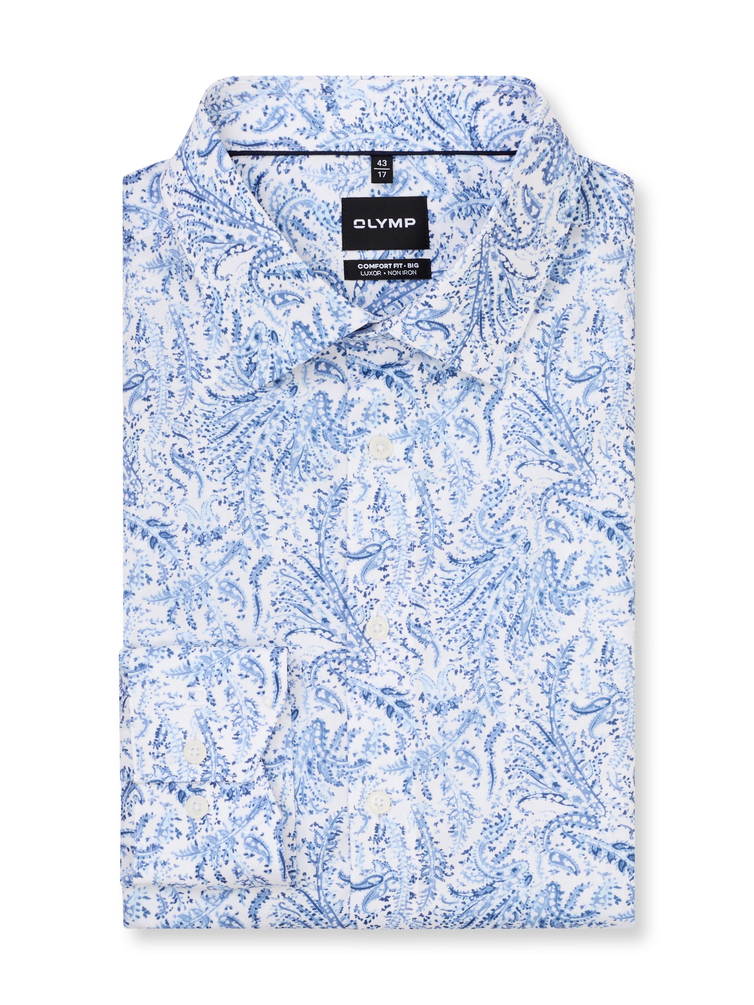 OLYMP Langarmhemd »Big & Tall« New Kentkragen, comfort fit