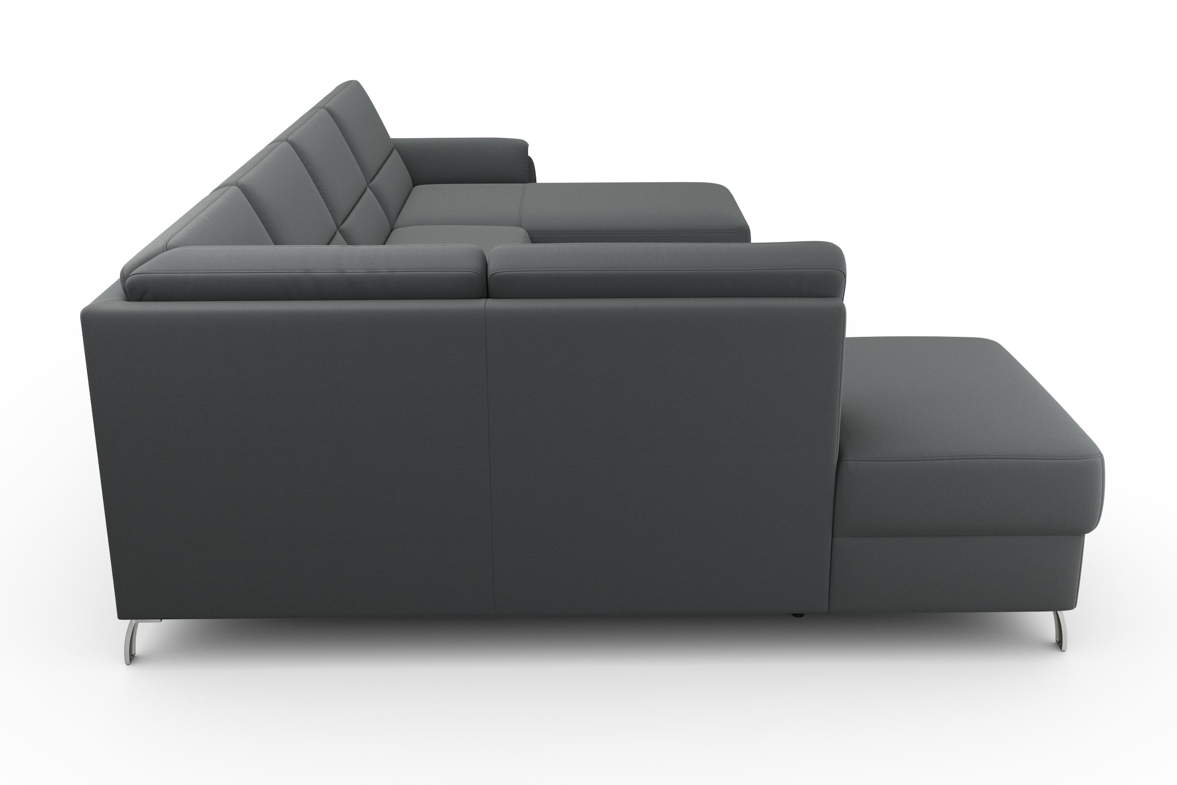 sit&more Wohnlandschaft »Palmera U-Form, B: 308 cm« optional Bettfunktion & Bettkasten, Federkern