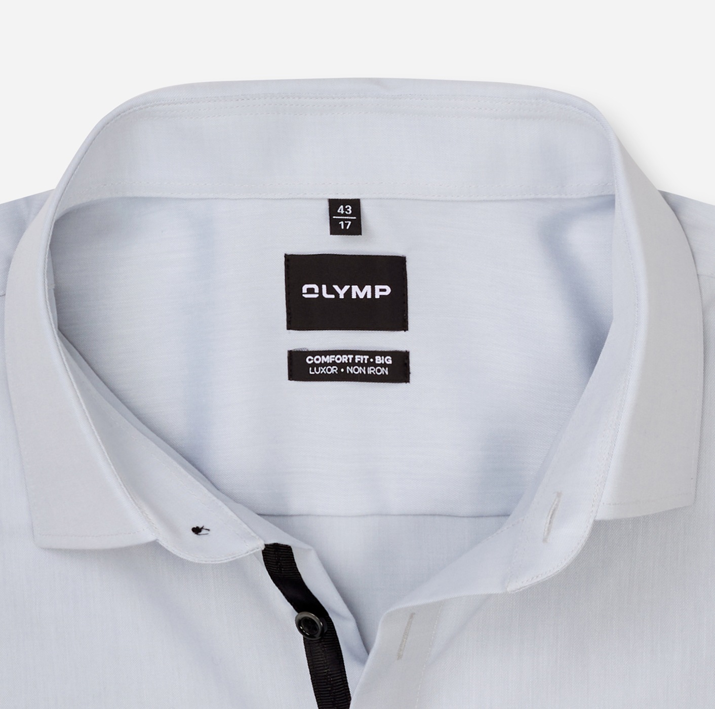 OLYMP Langarmhemd Businesshemd, Big & Tall, unifarben, New Kentkragen