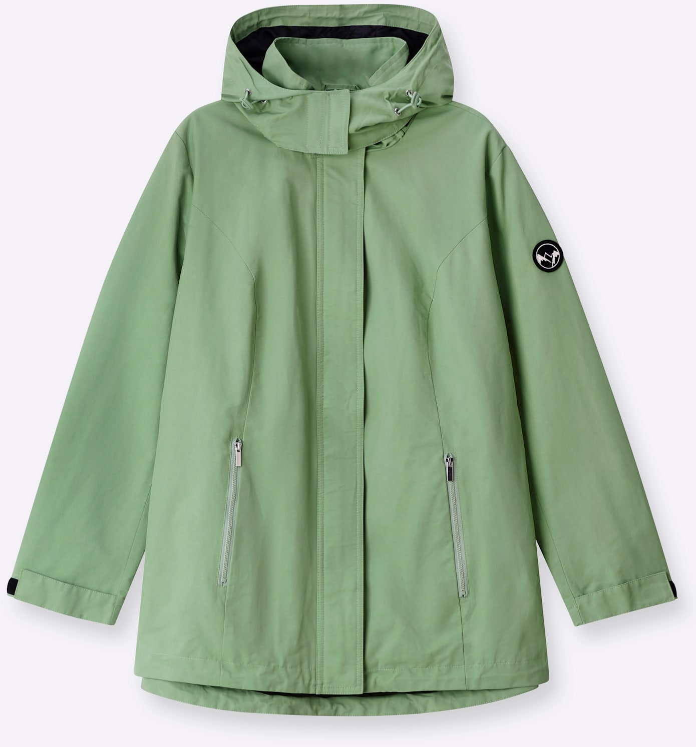 Sheego Regenjacke mit Kapuze