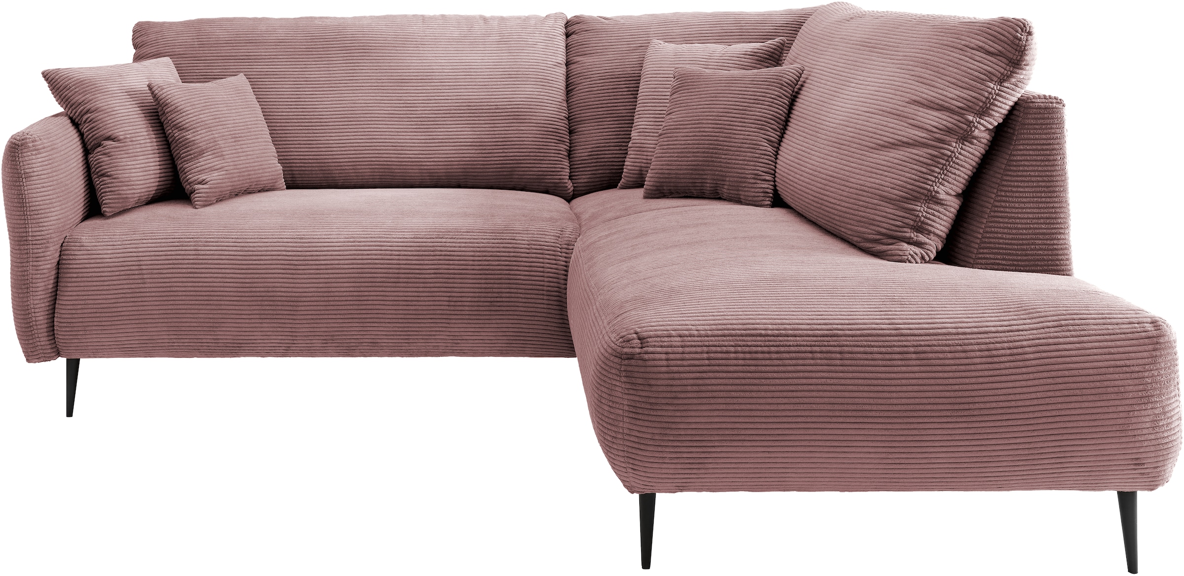Home affaire Ecksofa »Vanilla L-Form« Armlehnenfunktion
