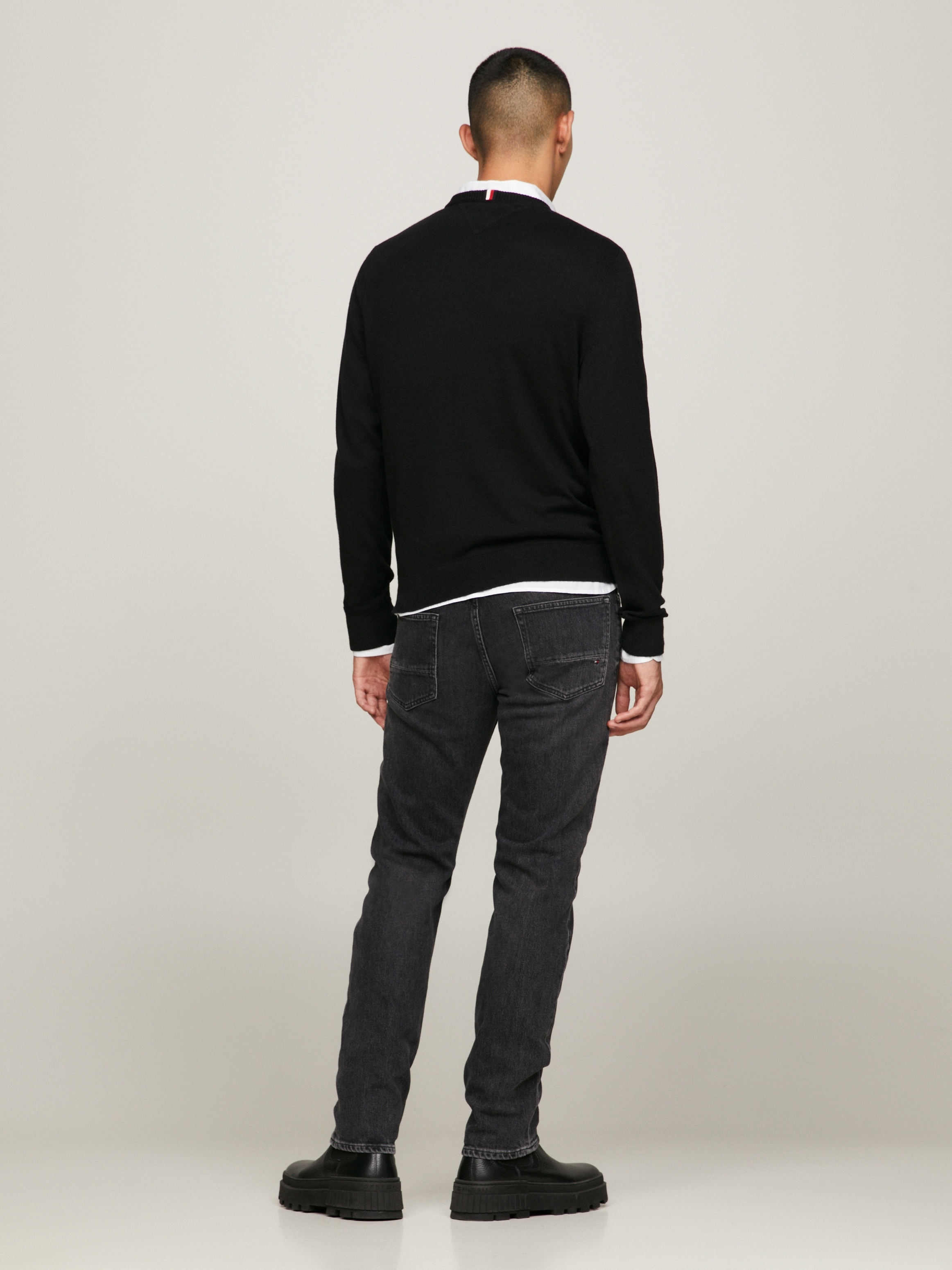 Tommy Hilfiger Rundhalspullover »PIMA ORG CTN CASHMERE CREW NECK«