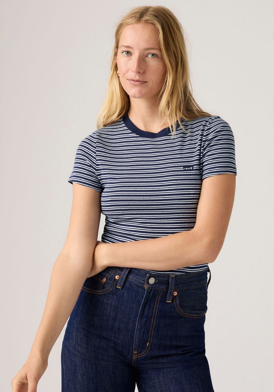 Levi's® Langarmshirt »ESSENTIAL HM LS TEE« mit Logo Stickerei