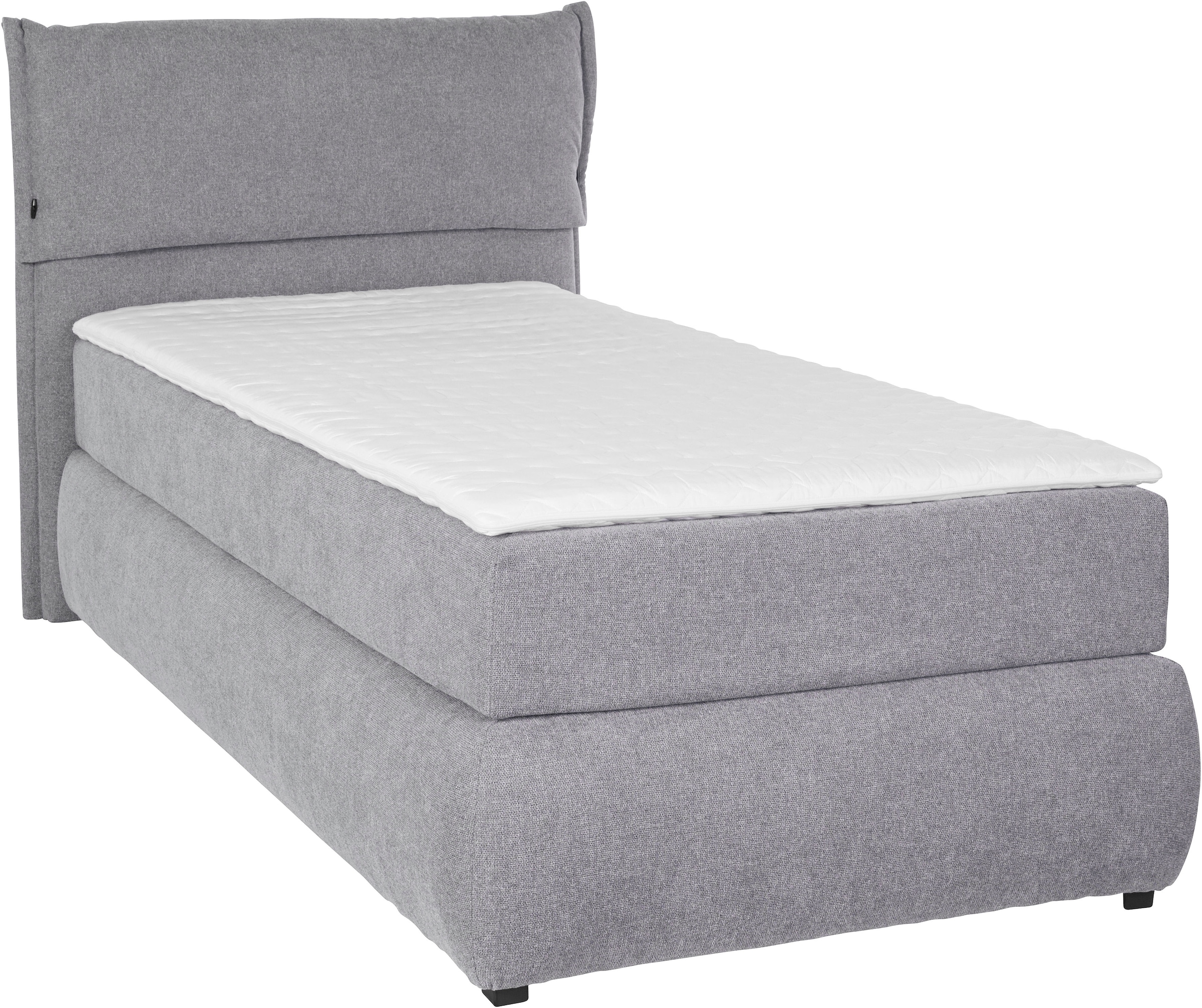 andas Boxspringbett »Jenson« in 4 Farben, 4 Breiten, 3 Matratzenarten in 2 Härtegraden, Topper