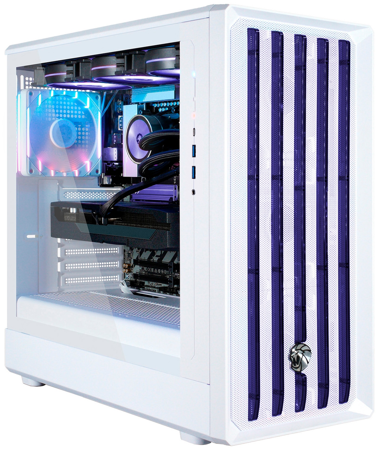 GAMEMAX Gaming-PC-Komplettsystem »MegaDeal CLAW WH 2884 AMD Ryzen 7 9700X 32GB DDR5 1TB SSD RX 9070 XT« 34 ″ AMD Ryzen 7 Radeon RX 9070 XT 32 GB RAM 1.000 GB SSD Windows 11, DDR5 RAM+ MSI PRO MP341CQW LED-Monitor Curved 86,4cm (34")