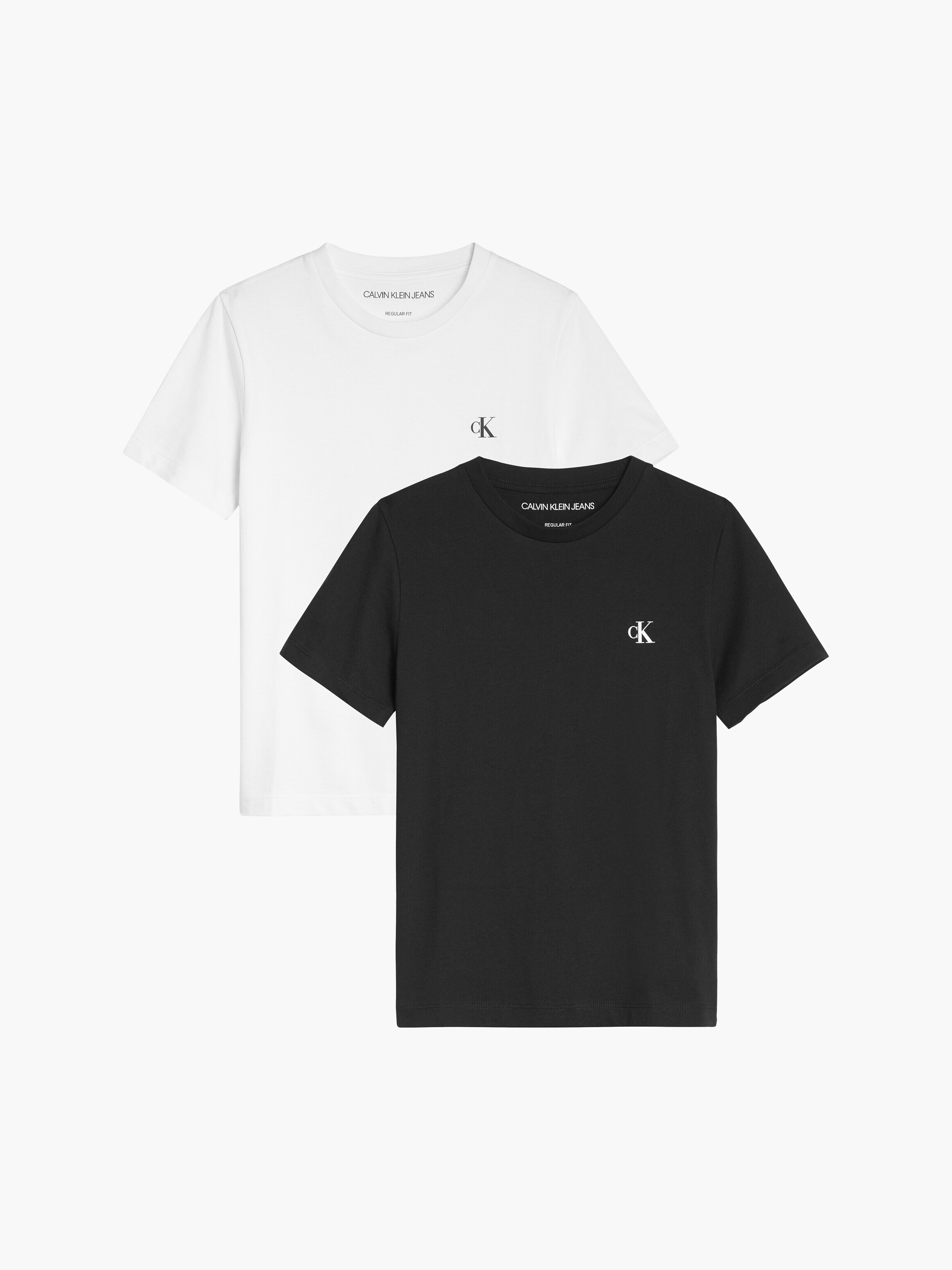 Calvin Klein Jeans T-Shirt »2-PACK MONOGRAM TOP«, (2 tlg.), für Kinder bis 16 Jahre mit Logoprägung