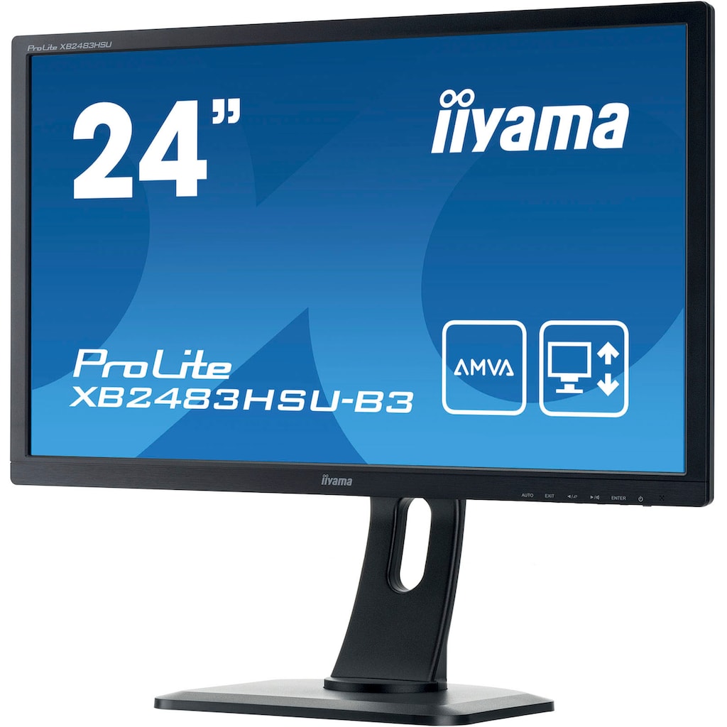 Iiyama LED-Monitor »XB2483HSU-B3«, 60,5 cm/23,8 Zoll, 1920 x 1080 px, Full HD, 4 ms Reaktionszeit, 75 Hz