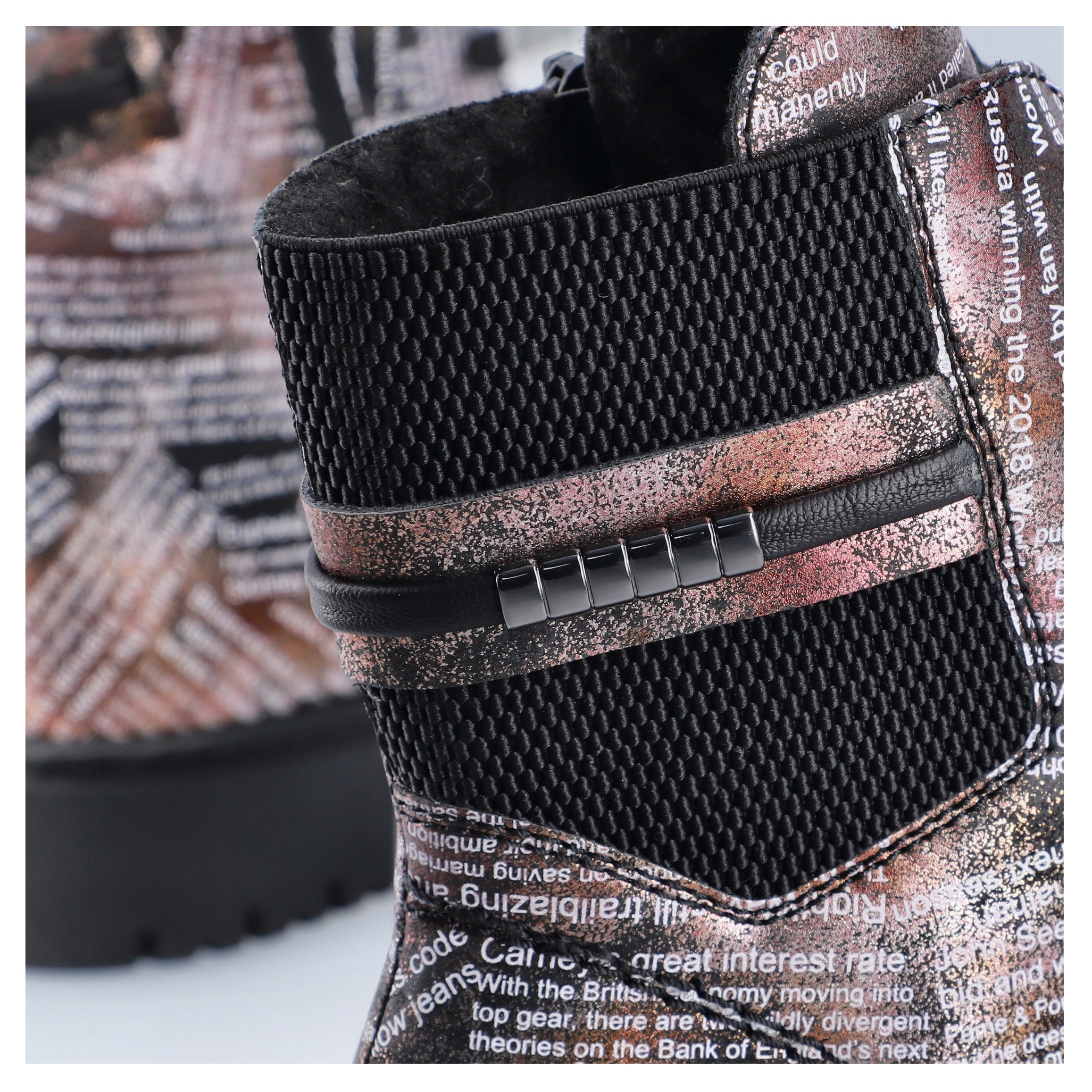 Rieker Winterstiefelette, Schnürboots, Stiefelette, Blockabsatz, mit Innenreißverschluss