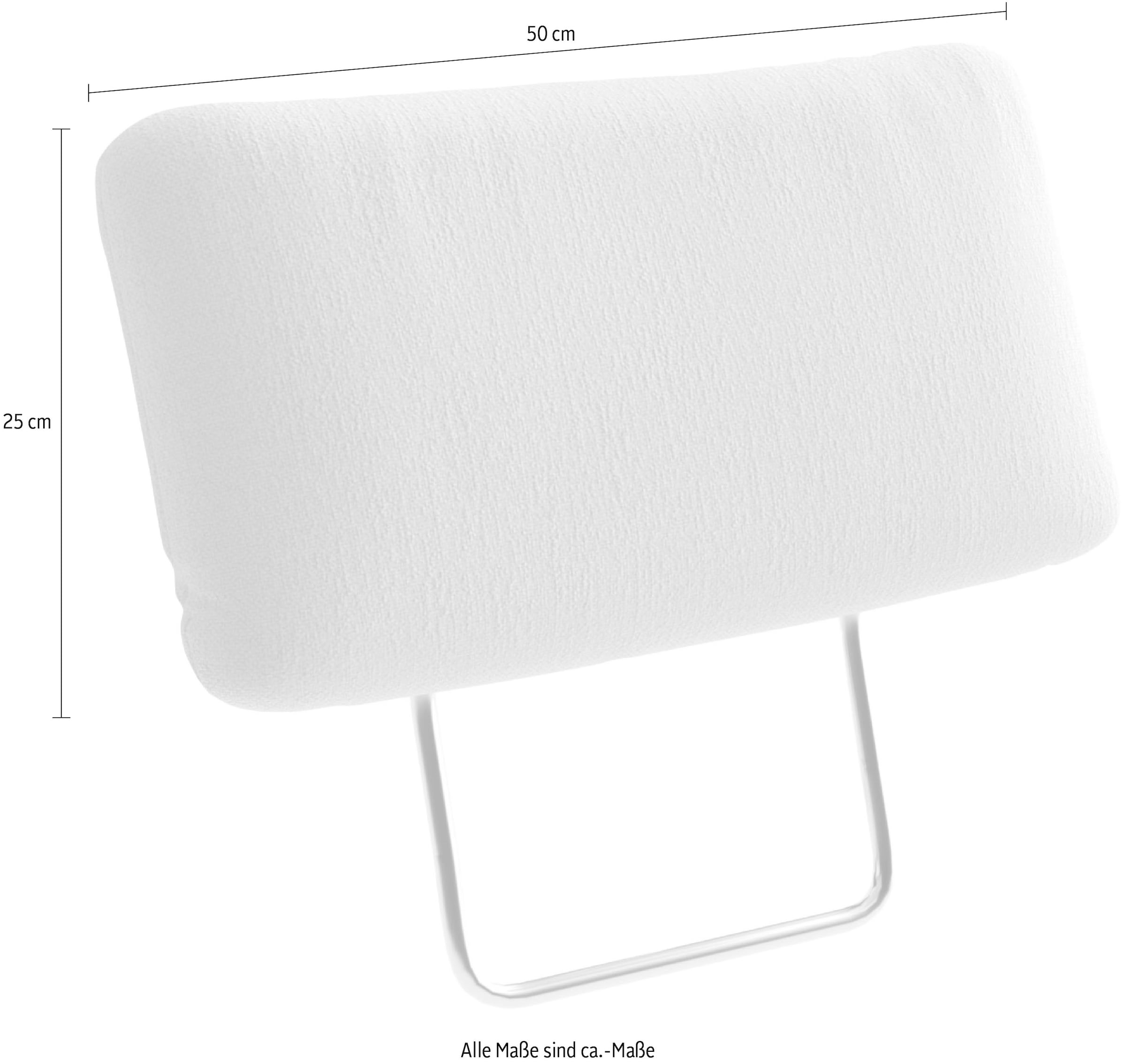 sit&more Kopfstütze »Chelsea, B: 50 cm« 2 Stück, verschiedene Stofffarben
