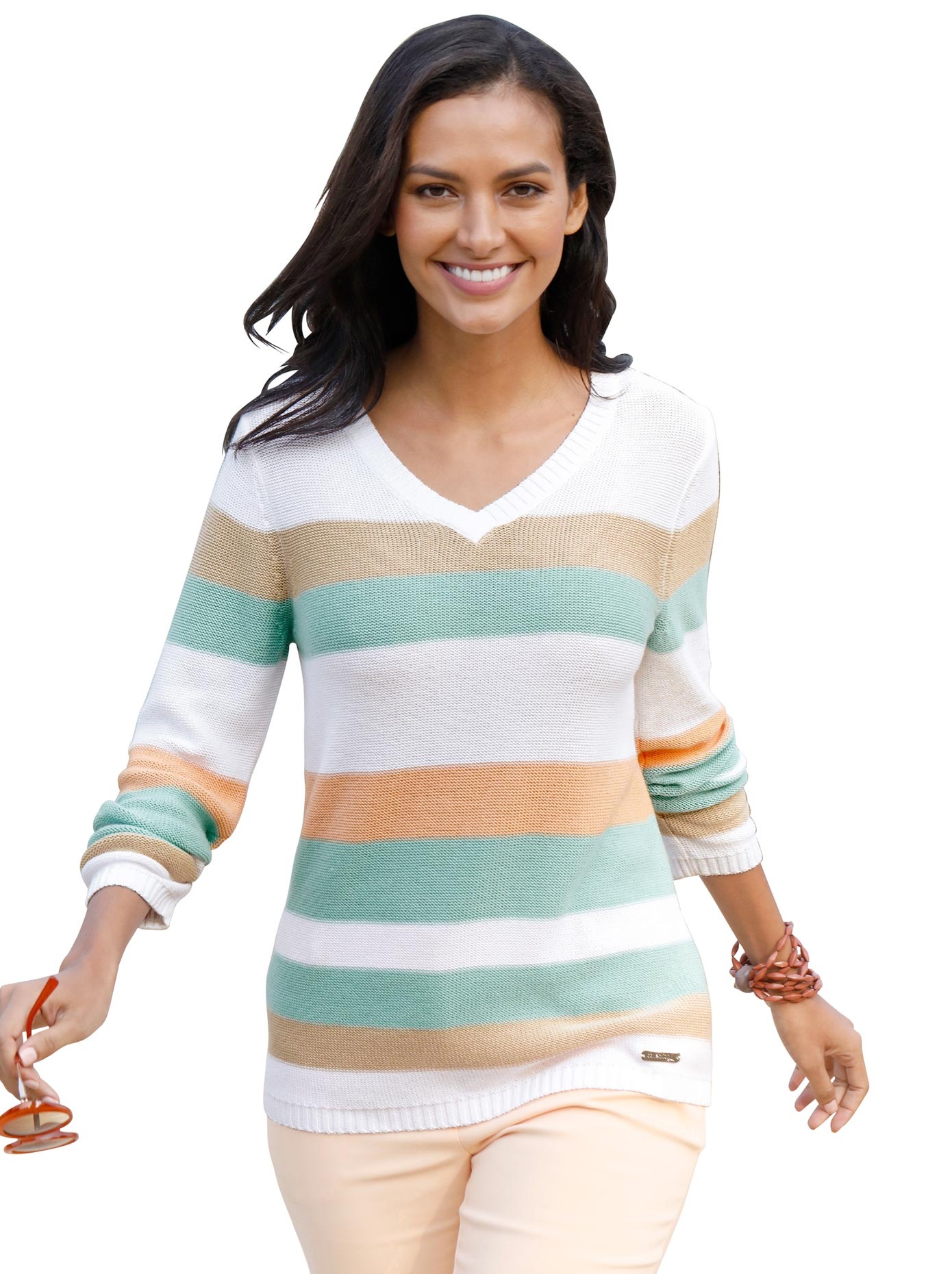 Casual Looks Streifenpullover »Streifenpullover« kaufen
