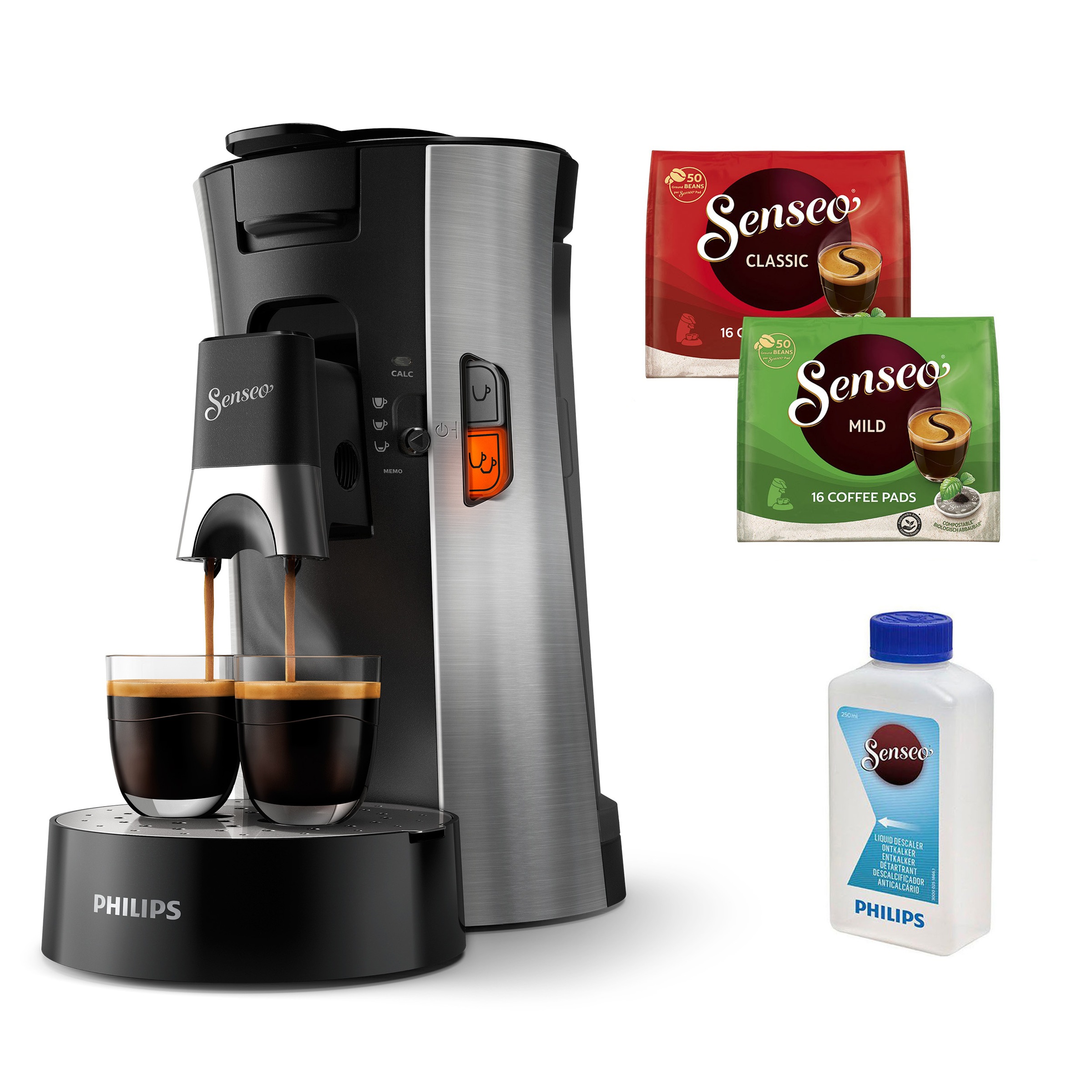 Philips Senseo Kaffeepadmaschine »Select CSA250/10«, inkl. Gratis-Zugaben im Wert von € 14,- UVP