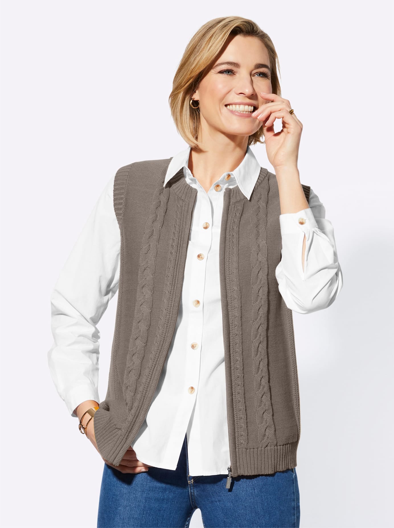 Casual Looks Strickweste
