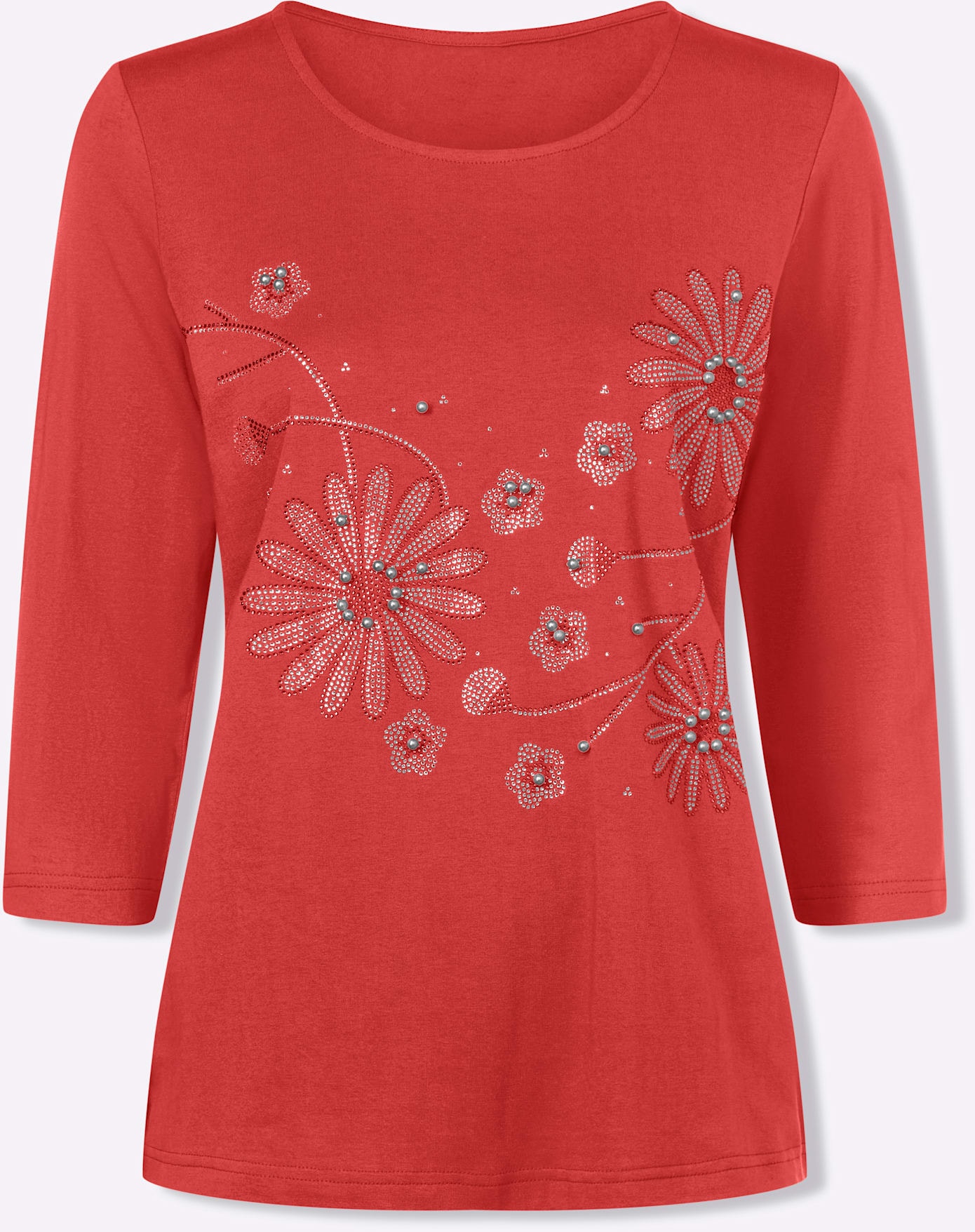 Lady 3/4-Arm-Shirt »Rundhals-Shirt« 1 tlg.