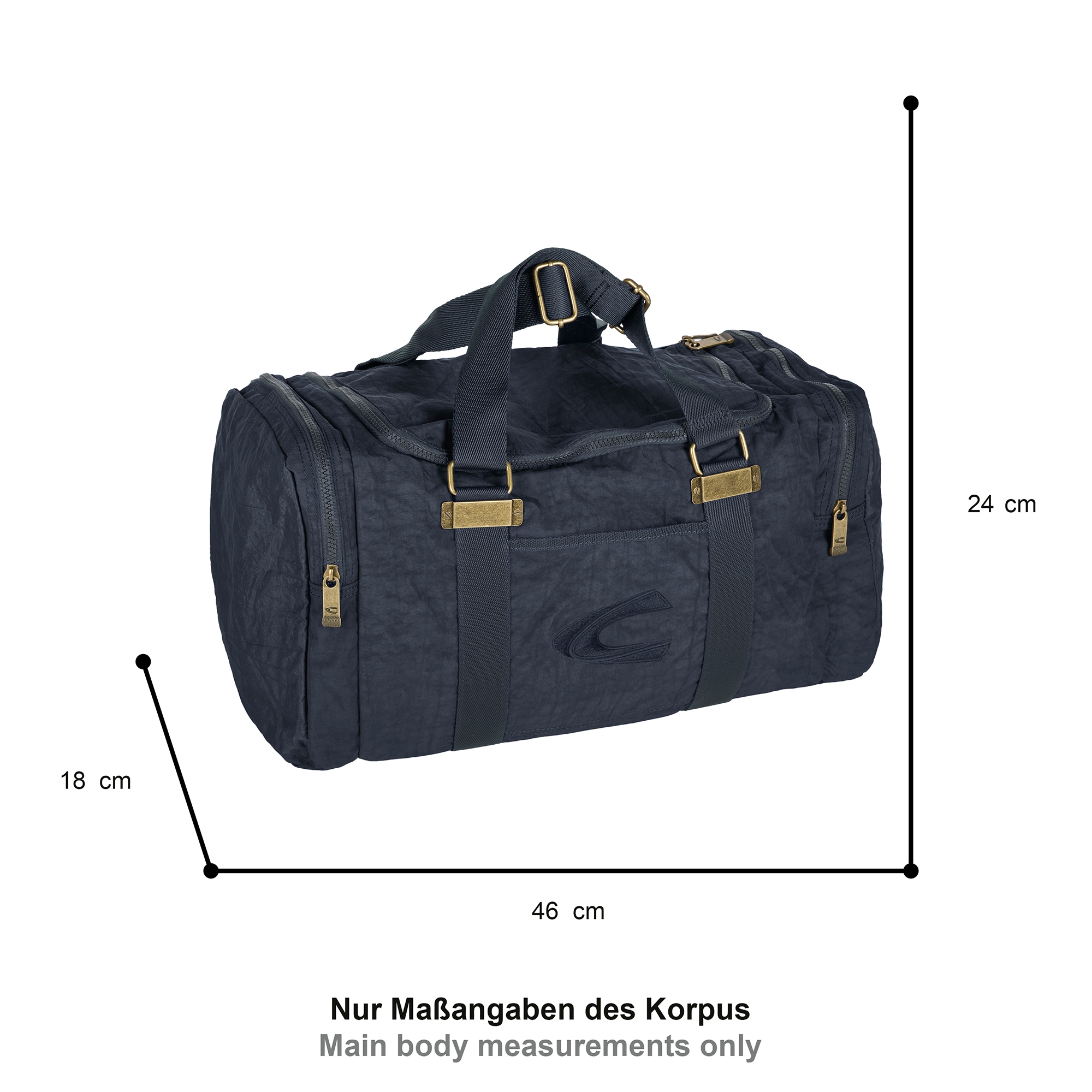 camel active Weekender »Journey« Unisex Reisetasche mit vielen Funktionen und Logostickerei