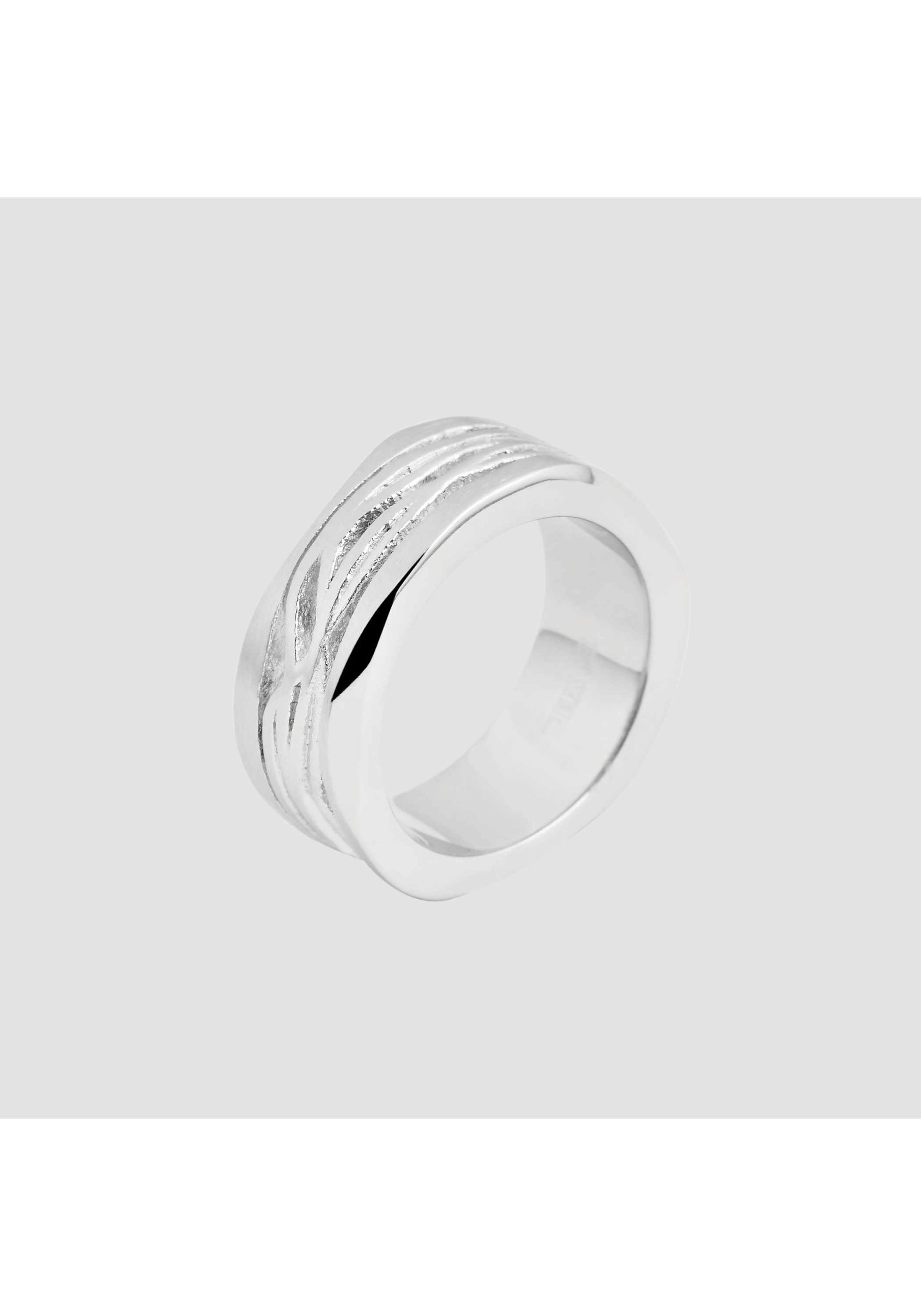 AKZENT Fingerring »Mio, silberfarbig, langlebig«