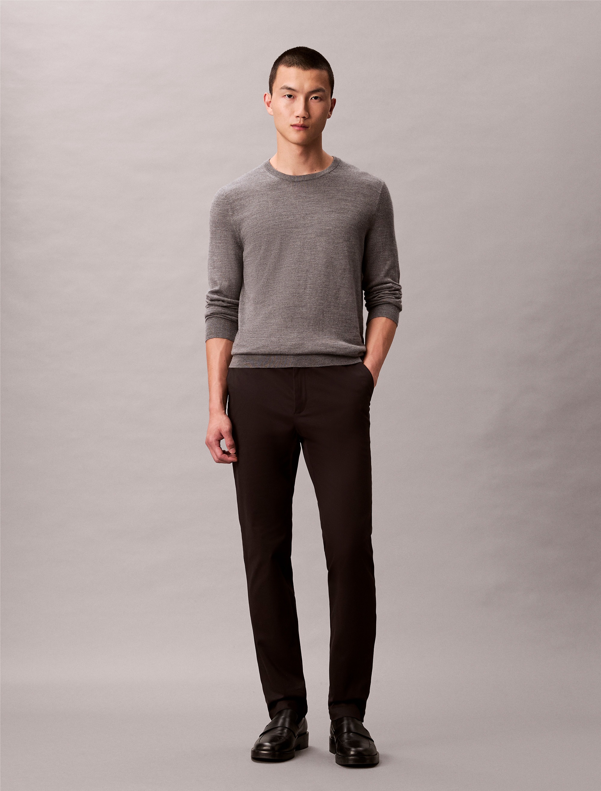 Calvin Klein Chinohose »SLIM SATEEN CHINO TROUSER«  slim fit