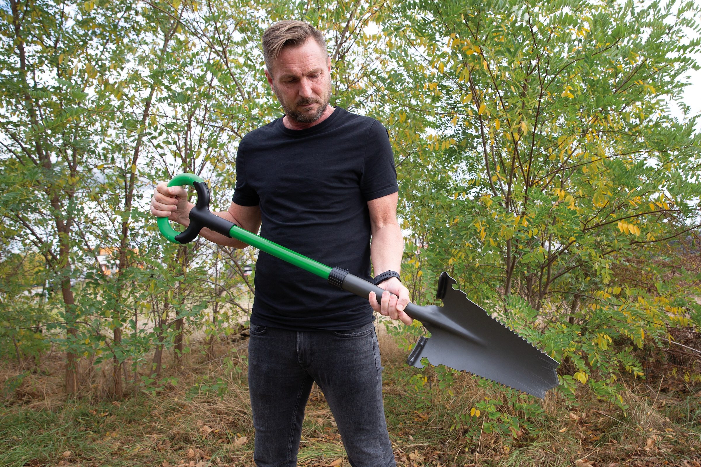 MediaShop Spaten »Rayzer Shovel«, der ultimative All-in-One Spaten für Ihren Garten