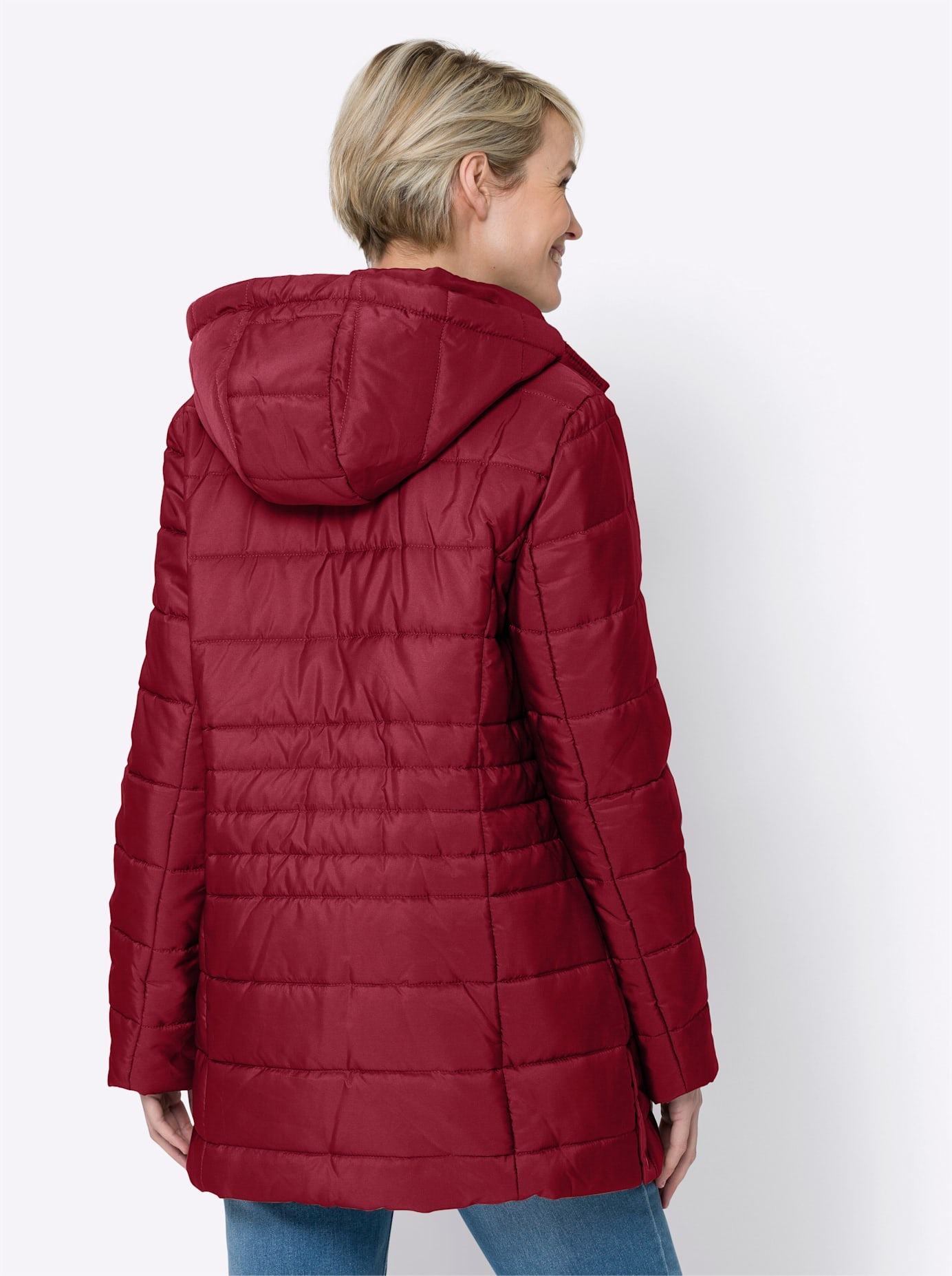 Classic Basics Steppjacke, mit Kapuze