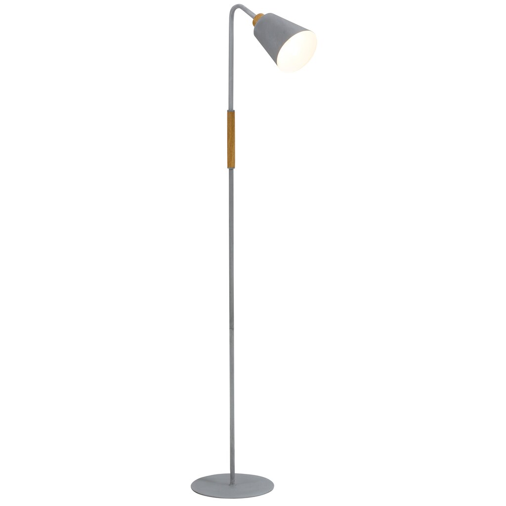 andas Stehlampe »Tuva«, E27, 1 St., Stehleuchte skandinavisch Materialmix - Holz/Metall