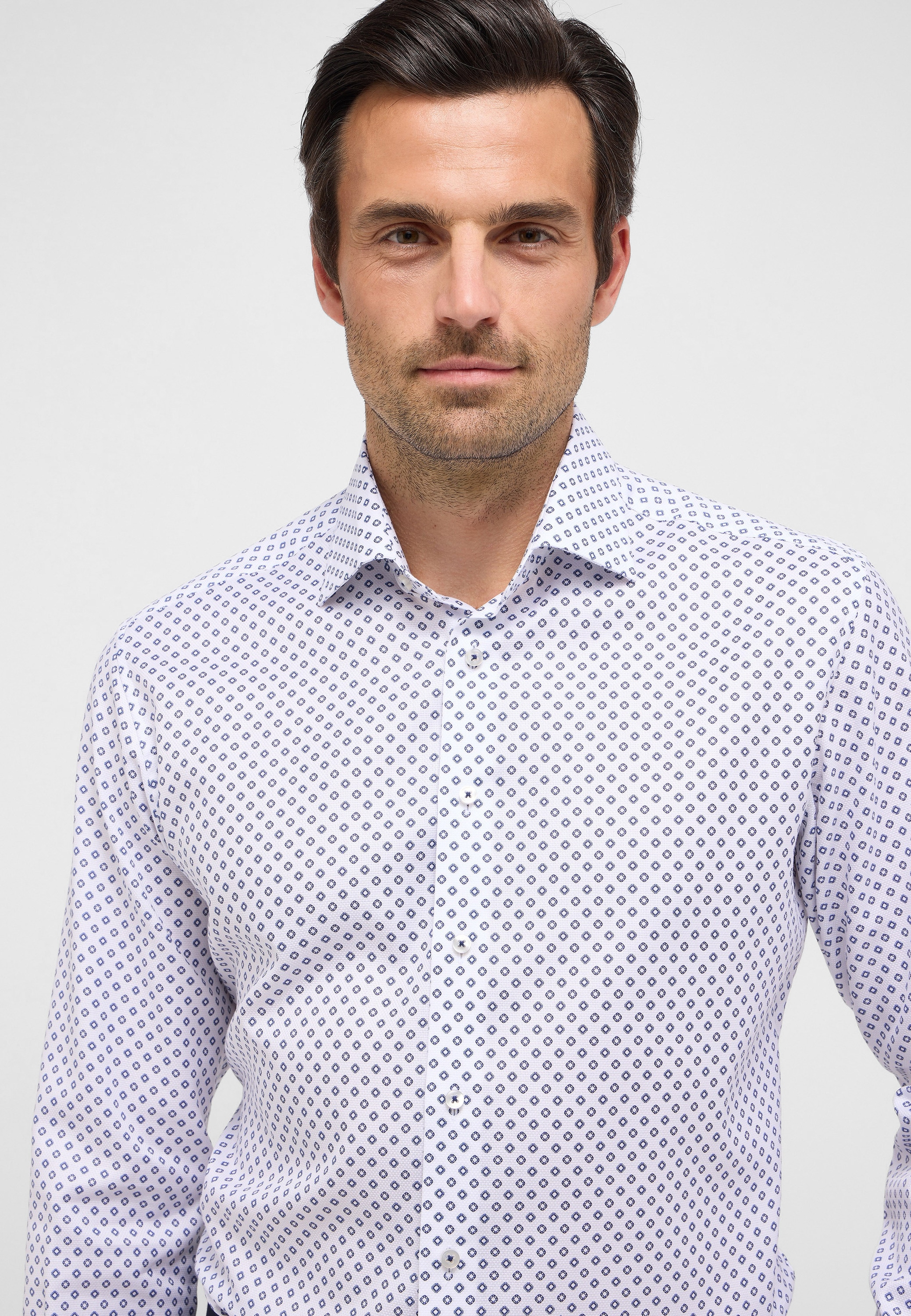 Eterna Langarmhemd »MODERN FIT«, NON IRON (bügelfrei)
